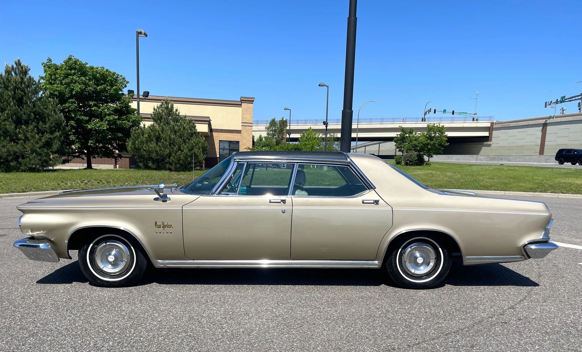 Left side view of a 1964 Chrysler four-door hardtop