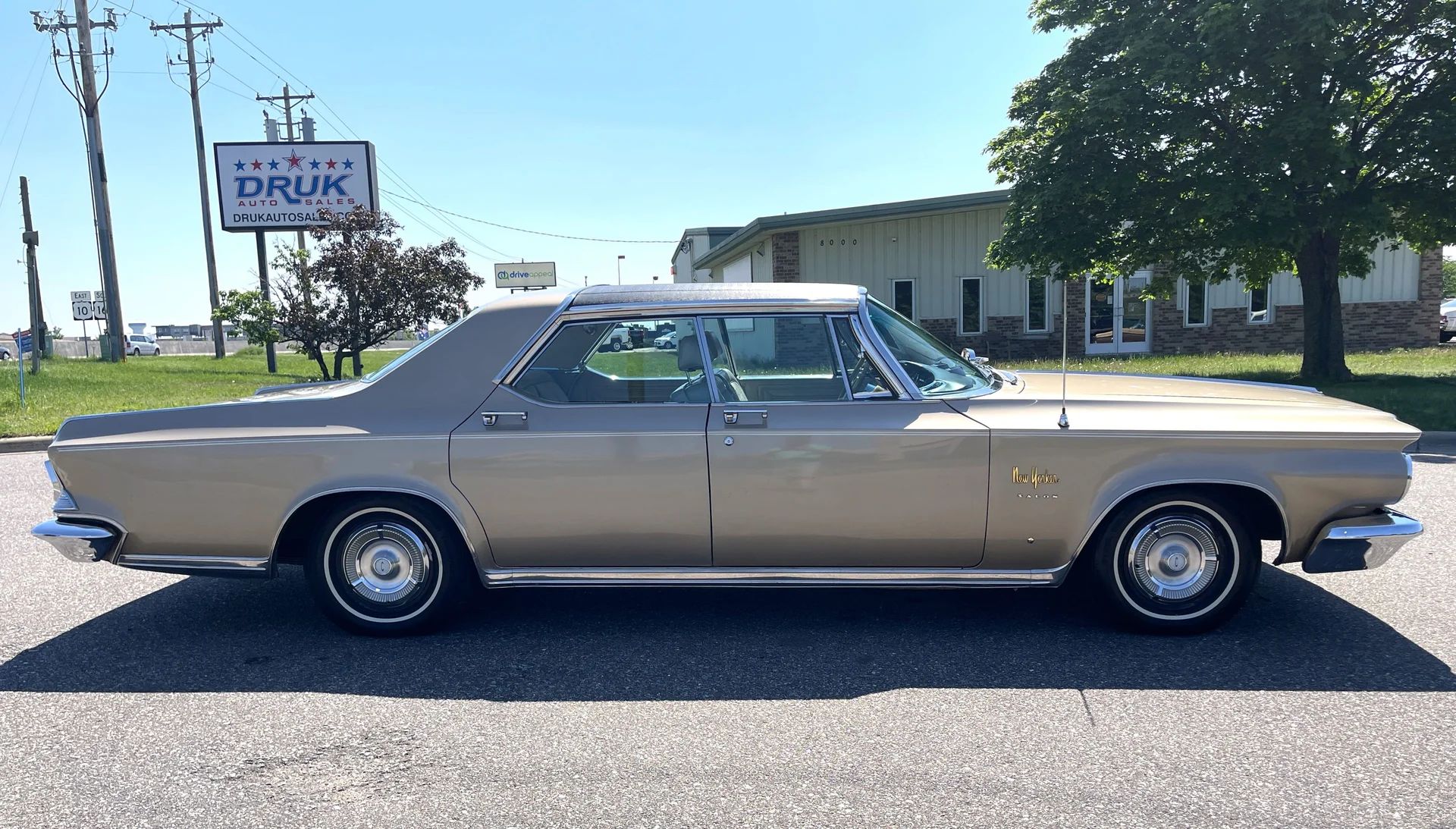 Right side view of a 1964 Chrysler four-door hardtop