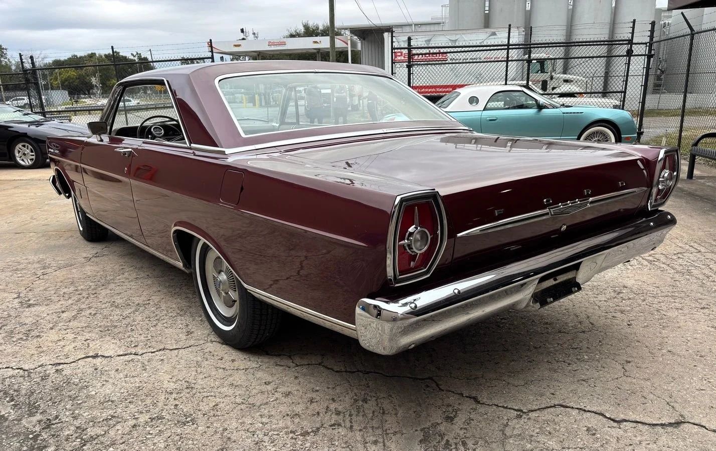 1965 Ford Galaxie 500 Fastback: Bench Seat And Rare 4-Speed With A Z-Code 390 6 Left rear 3q view of a 1965 Ford full-size two-door hardtop