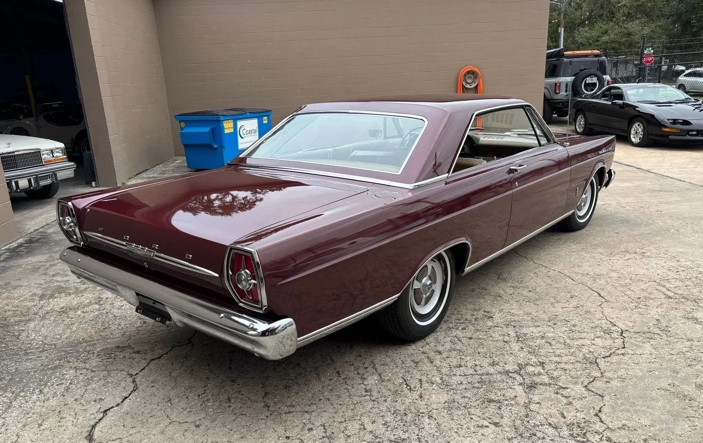 1965 Ford Galaxie 500 Fastback: Bench Seat And Rare 4-Speed With A Z-Code 390 4 Right rear 3q view of a 1965 Ford full-size two-door hardtop