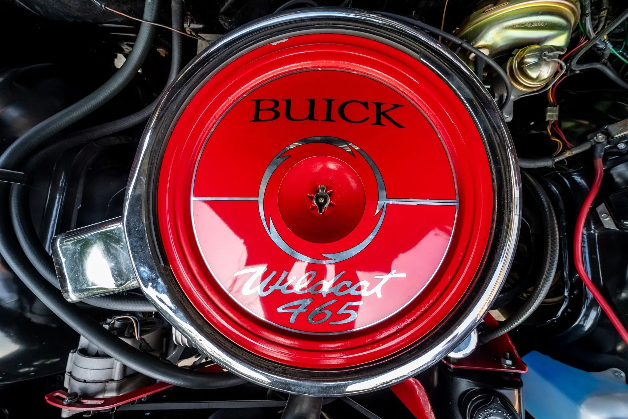 1966 Buick Wildcat Custom Gran Sport: One-Year-Only Full-Size Buick Muscle "For Young People Of All Ages" 20 Buick Wildcat 465 air cleaner