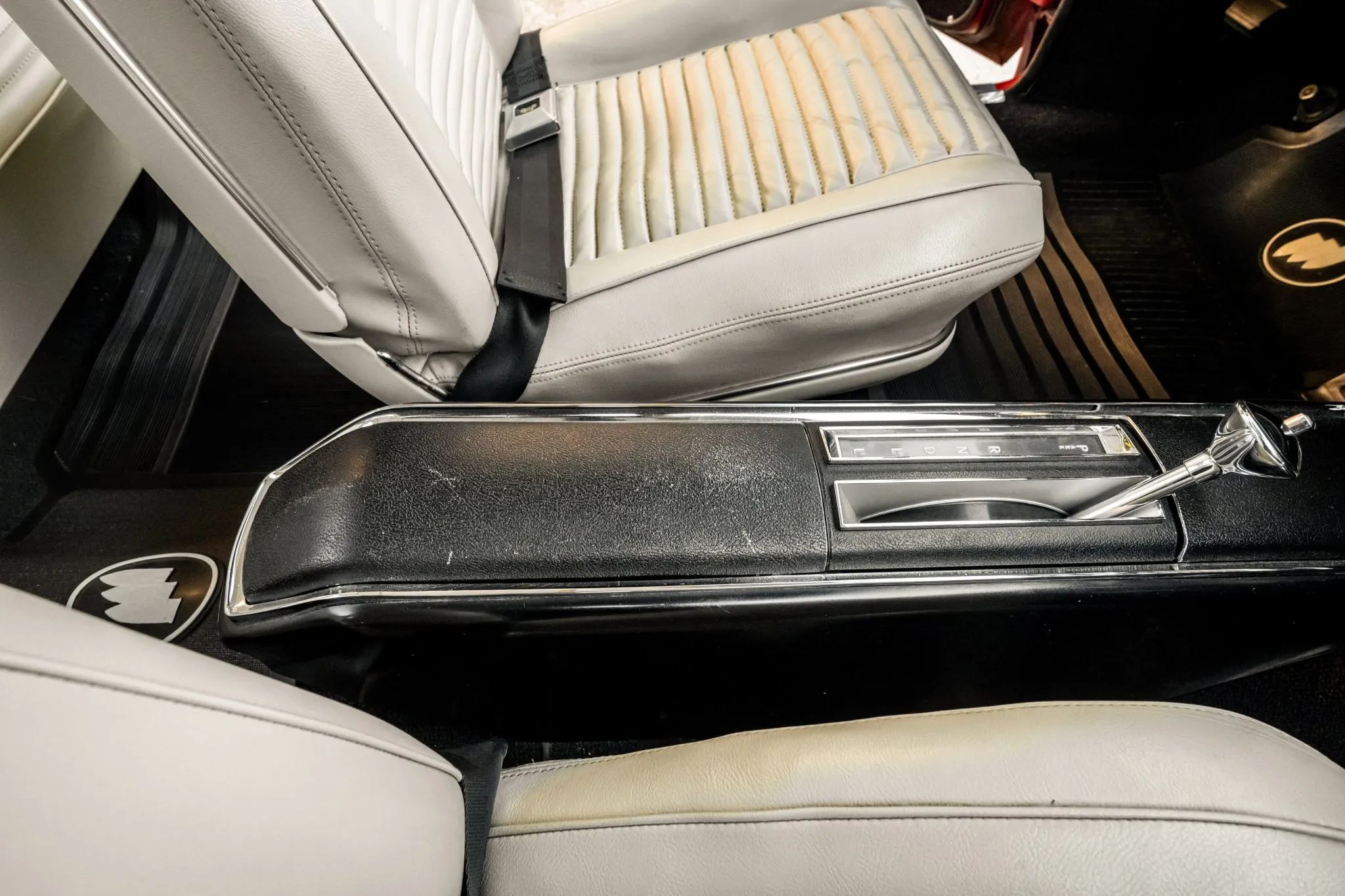 1966 Buick Wildcat Custom Gran Sport: One-Year-Only Full-Size Buick Muscle "For Young People Of All Ages" 14 Center console in a 1966 Buick with bucket seats