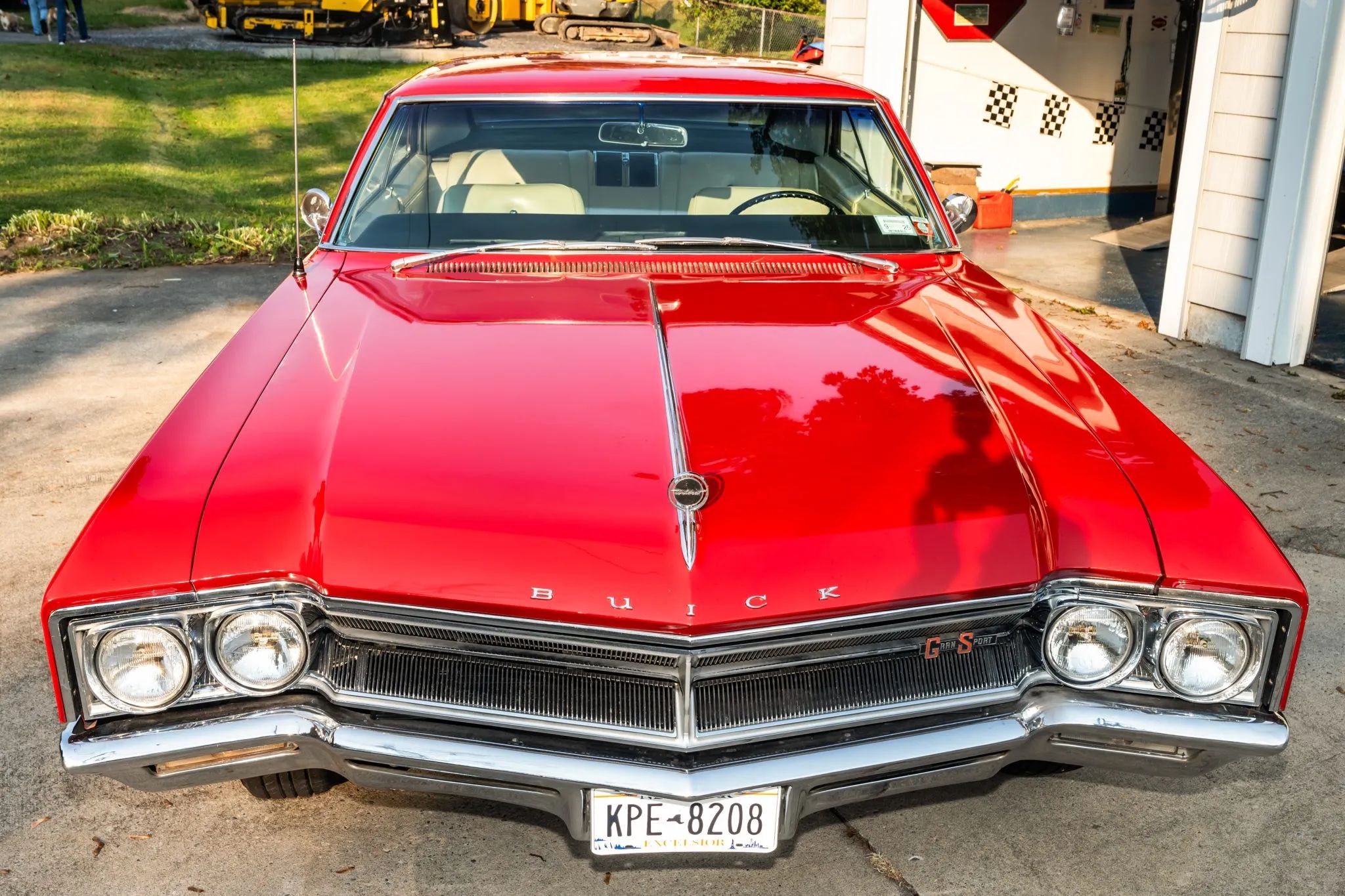 1966 Buick Wildcat Custom Gran Sport: One-Year-Only Full-Size Buick Muscle "For Young People Of All Ages" 9 High-angle front view of a 1966 Buick two-door hardtop