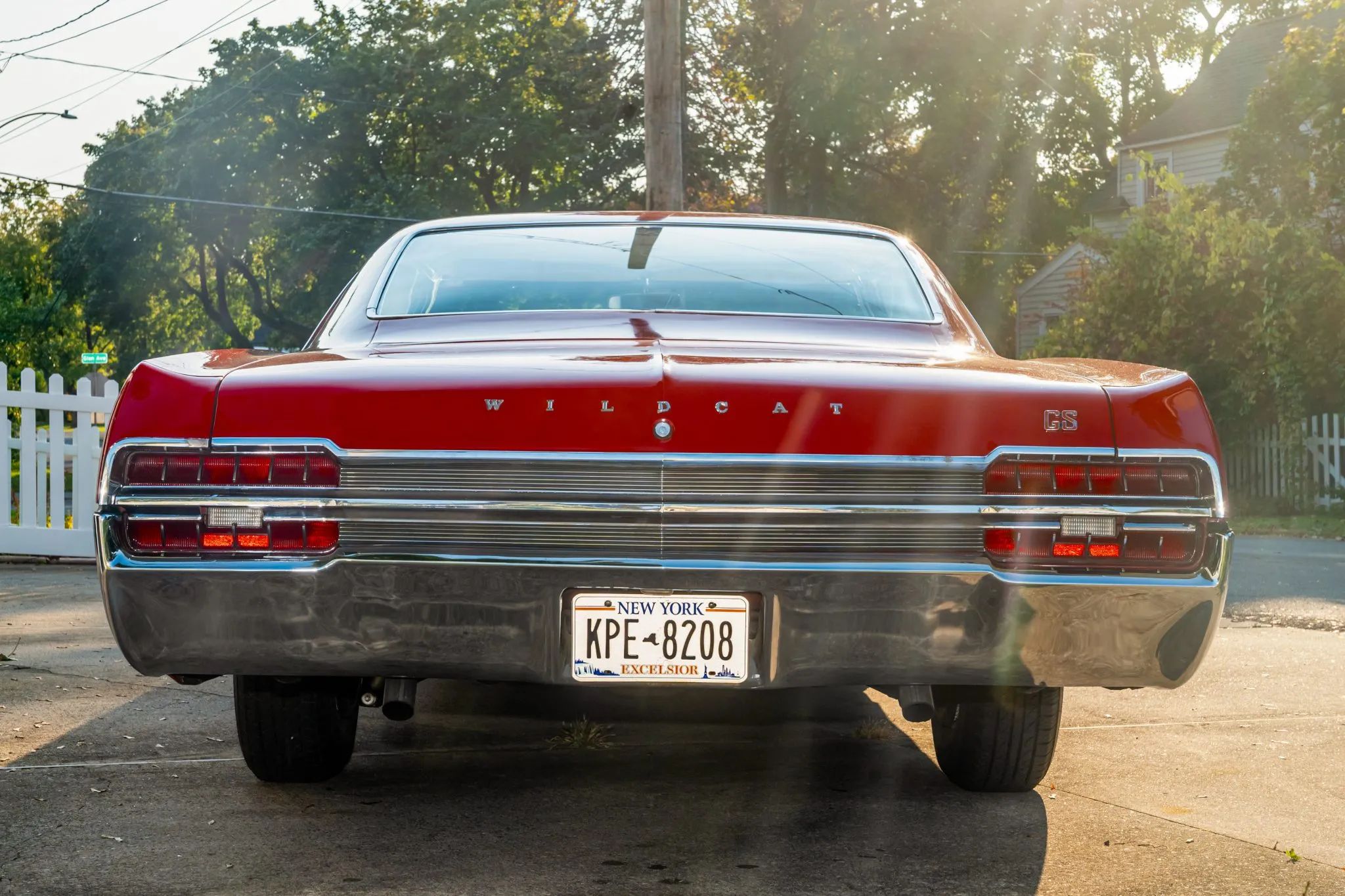 1966 Buick Wildcat Custom Gran Sport: One-Year-Only Full-Size Buick Muscle "For Young People Of All Ages" 19 Rear view of a 1966 Buick two-door hardtop