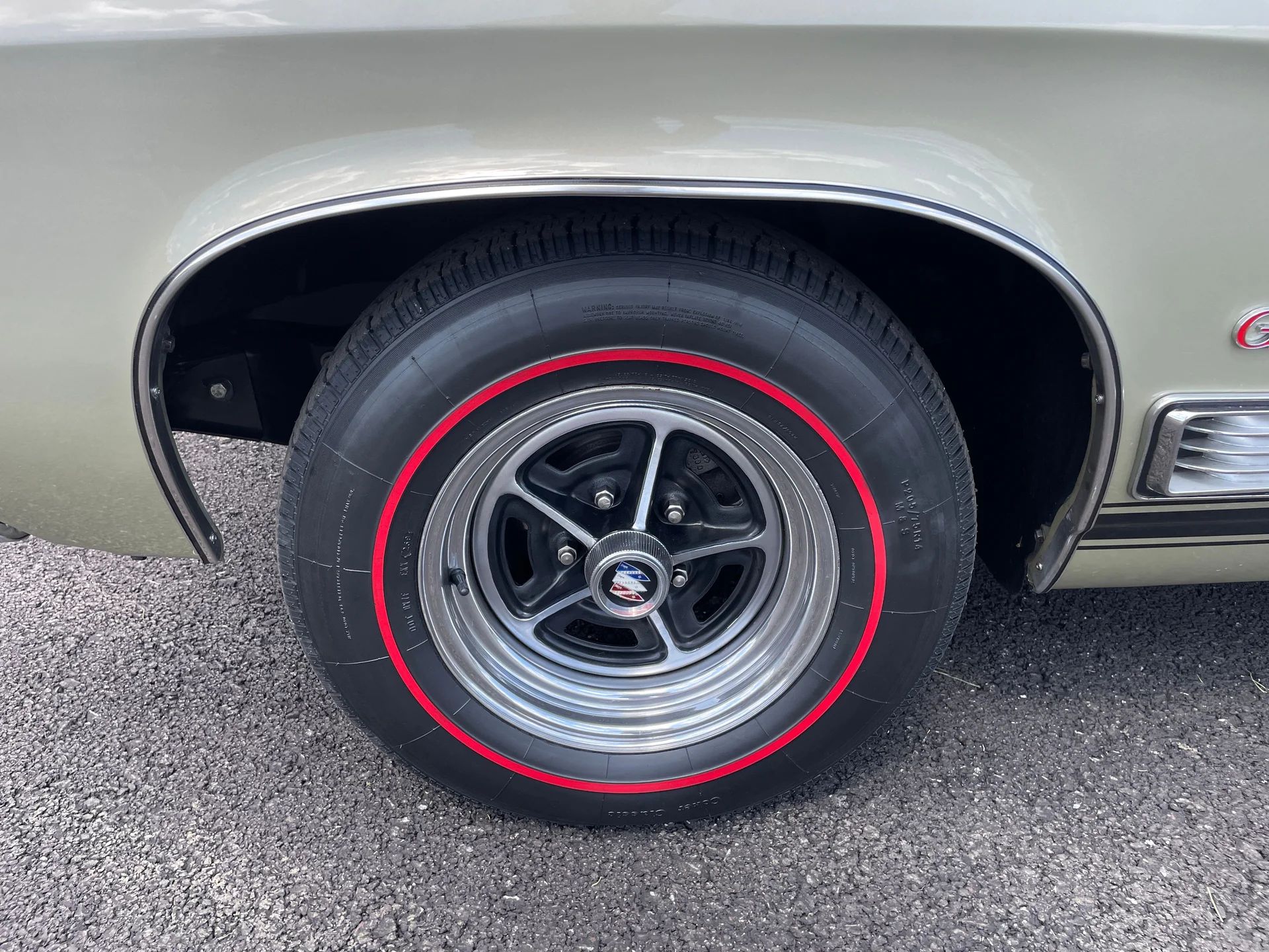 1968 Buick GS 350 Sport Coupe: Not Quite A Muscle Car, This Junior GS Was The Best-Handling Buick Of Its Time 13 Styled wheel and red stripe tire on a 1968 Buick