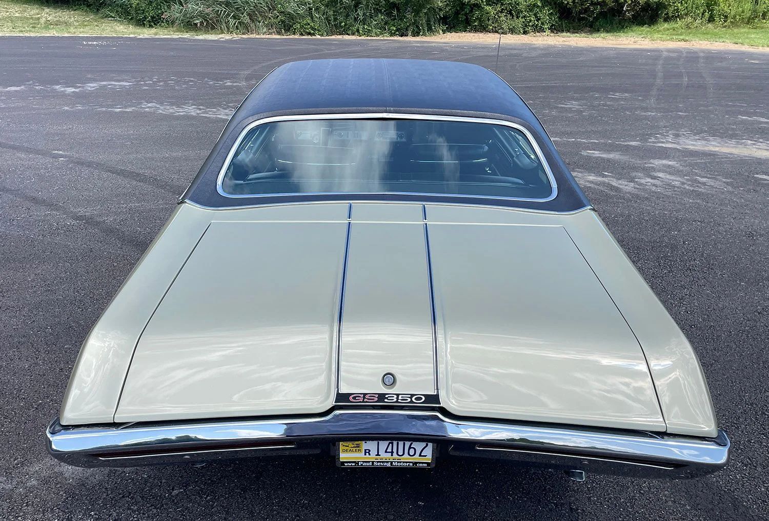 1968 Buick GS 350 Sport Coupe: Not Quite A Muscle Car, This Junior GS Was The Best-Handling Buick Of Its Time 21 High-angle rear view of a 1968 Buick A-body two-door hardtop