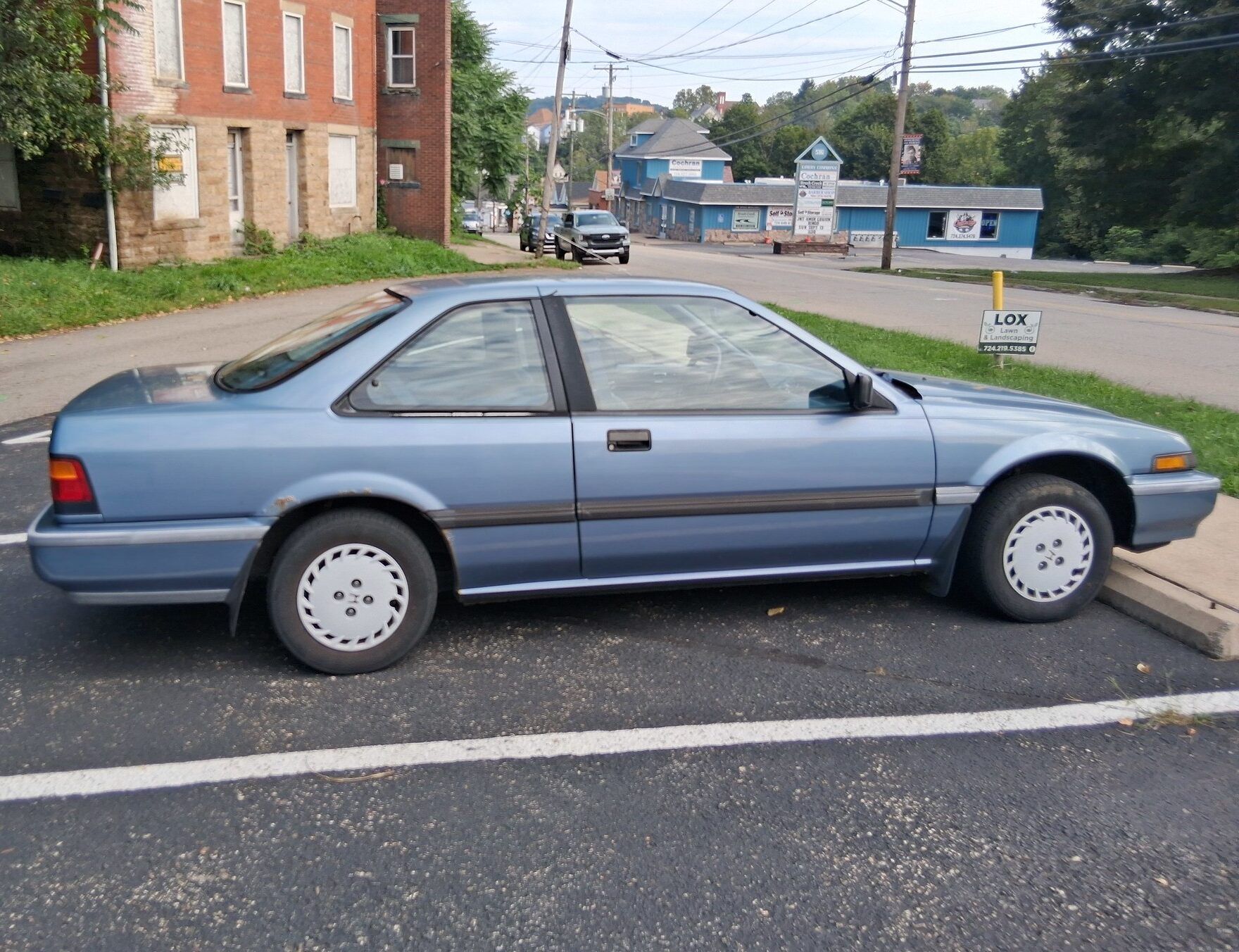 1988/1989 Honda Accord DX Coupe: It Gets My Vote For The Best-Looking Honda 8 Passenger side view of blue 1988 or 1989 Honda Accord DX Coupe