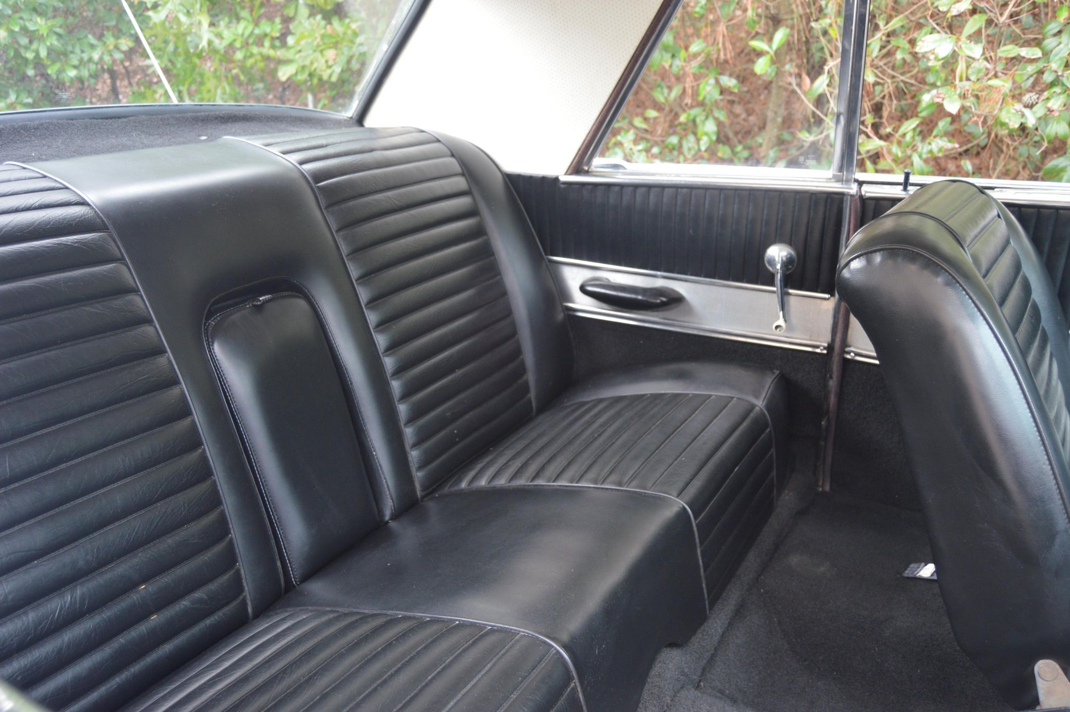 Rear seat of 1963 Studebaker GT Hawk
