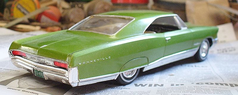 From Pinstripes to Racing Stripes in Scale Models: A Quick Look At The Evolution Of Car Trim And Graphics, Part 1 8 65BonnevilleGreen2