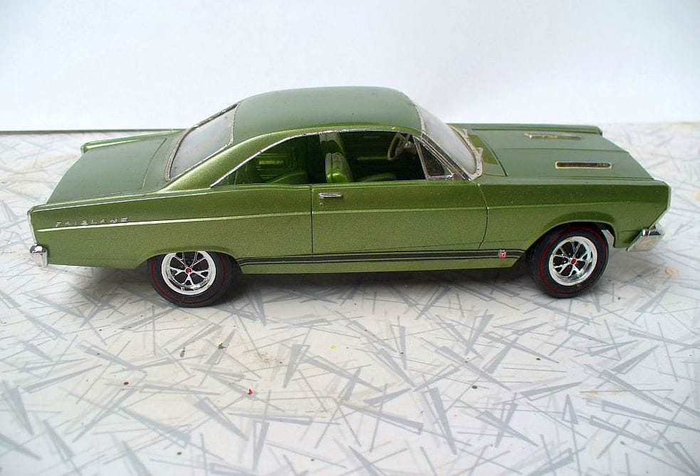 From Pinstripes to Racing Stripes in Scale Models: A Quick Look At The Evolution Of Car Trim And Graphics, Part 1 10 66FairGreen2