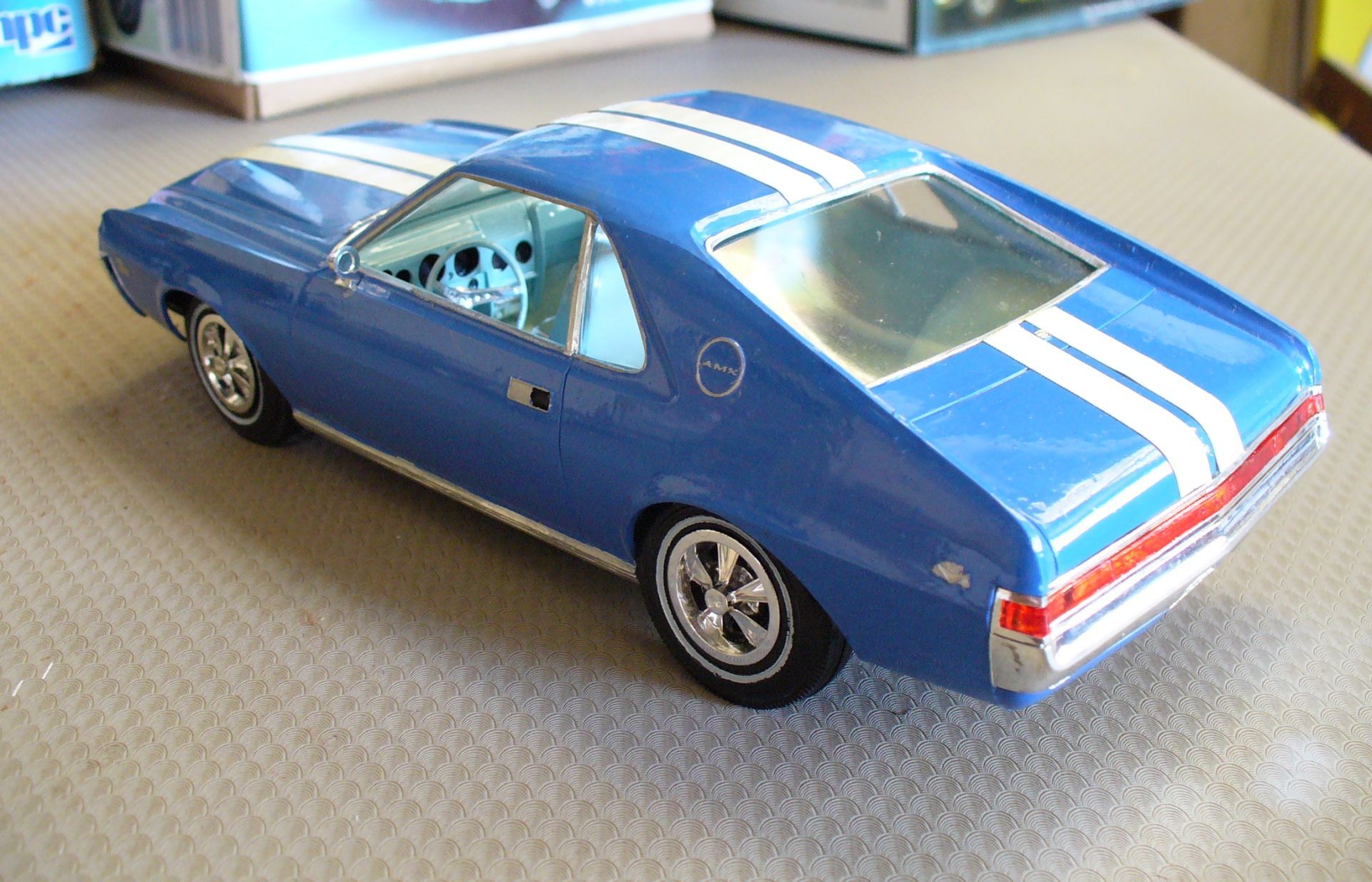 From Pinstripes to Racing Stripes in Scale Models: A Quick Look At The Evolution Of Car Trim And Graphics, Part 1 1 69AMX4