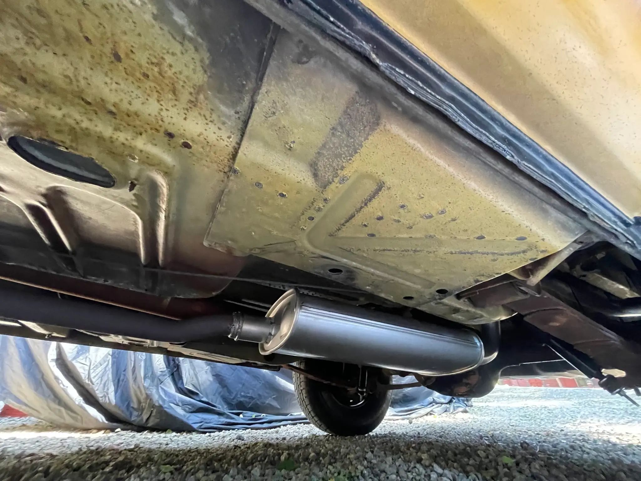 1971 Ford Torino 500 Sedan: Color And Condition Make The Difference With This Two-Owner Torino 5 1971 Ford Torino 500 undercarriage