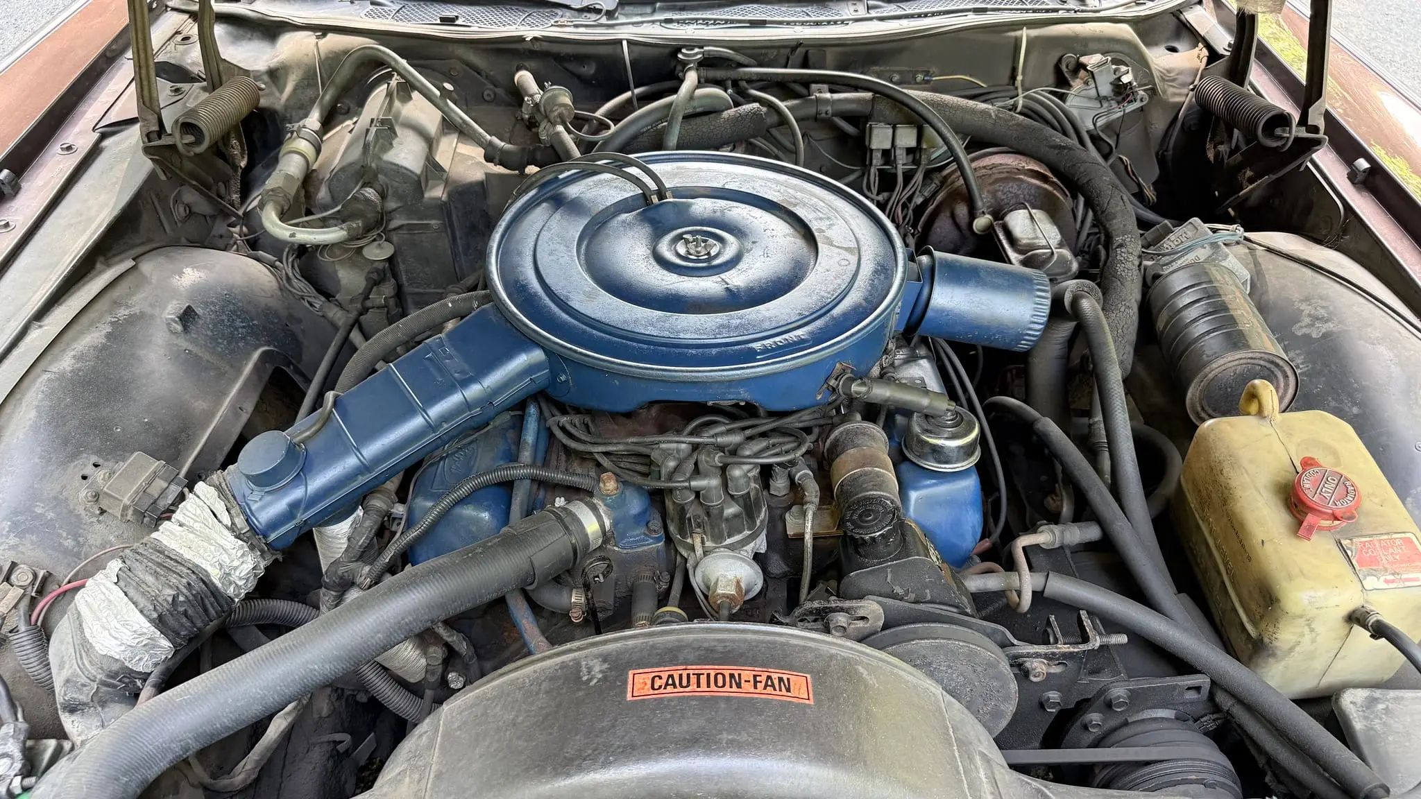 1974 Lincoln Continental Coupe: At Under $2,000, It Was The Steal Of The Week 3 1974 Lincoln Continental engine compartment with 460-cubic-inch V8