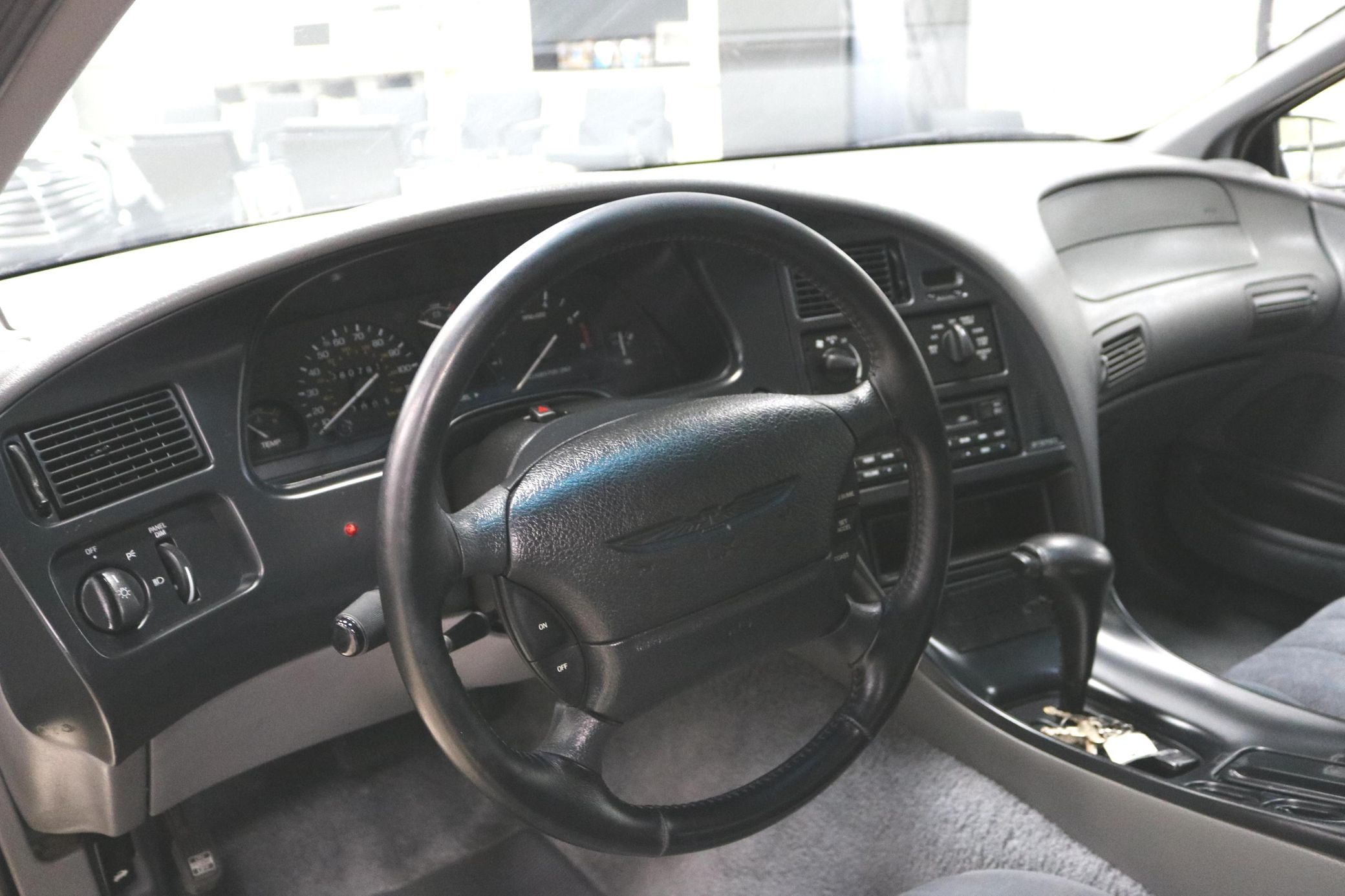 1994 Ford Thunderbird LX: As Teal As You Remember It, But A Little Rustier 4 Gray interior of 1994 Ford Thunderbird LX