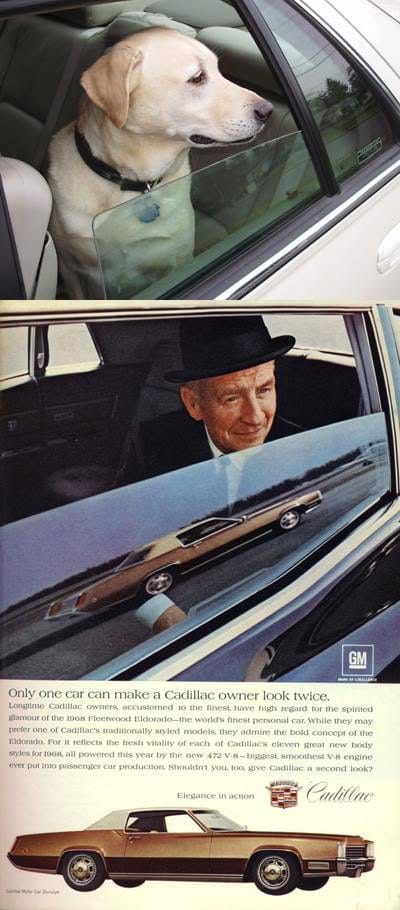 My 2001 Cadillac Seville — Two Tons of Front-Wheel Drive Fun On The Autocross 5 Dog in a Cadillac Seville and a 1968 Cadillac Eldorado Ad