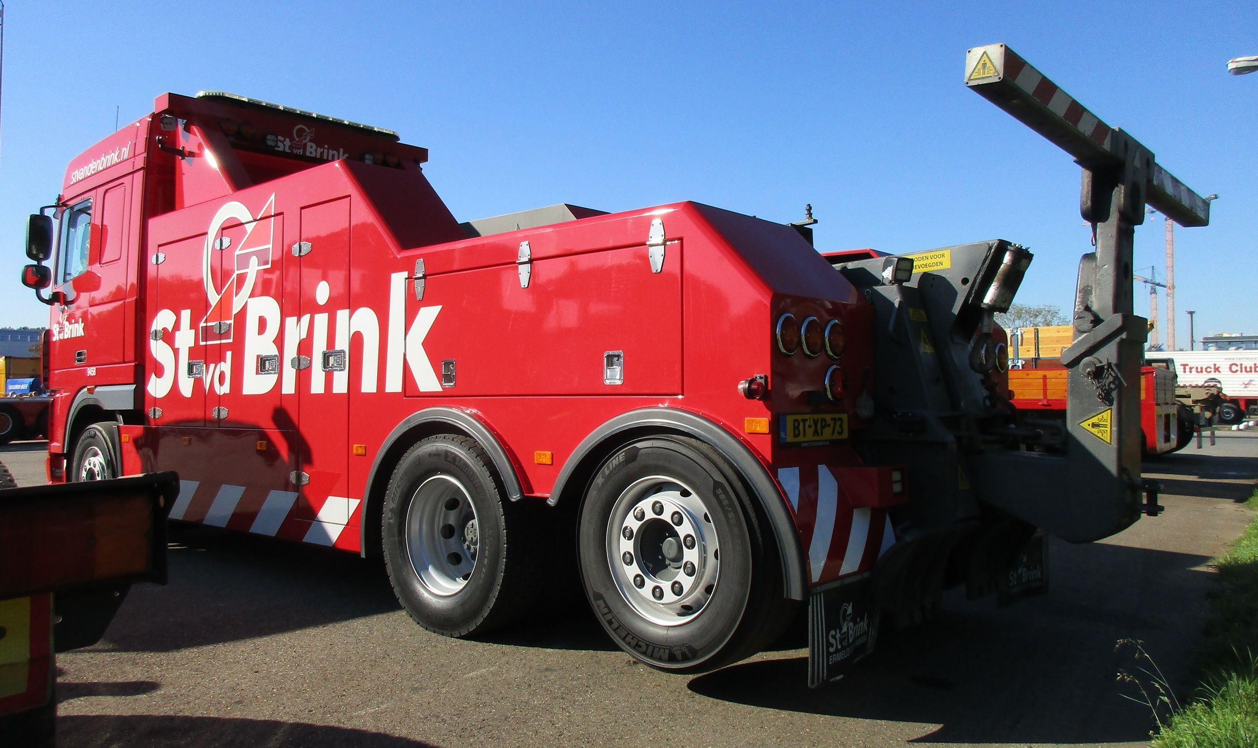 The Remains Of The 2024 Heart For DAF Days 16 Hart voor DAF dagen 2024 - 2008 DAF XF 105.410 FAN wrecker - 2