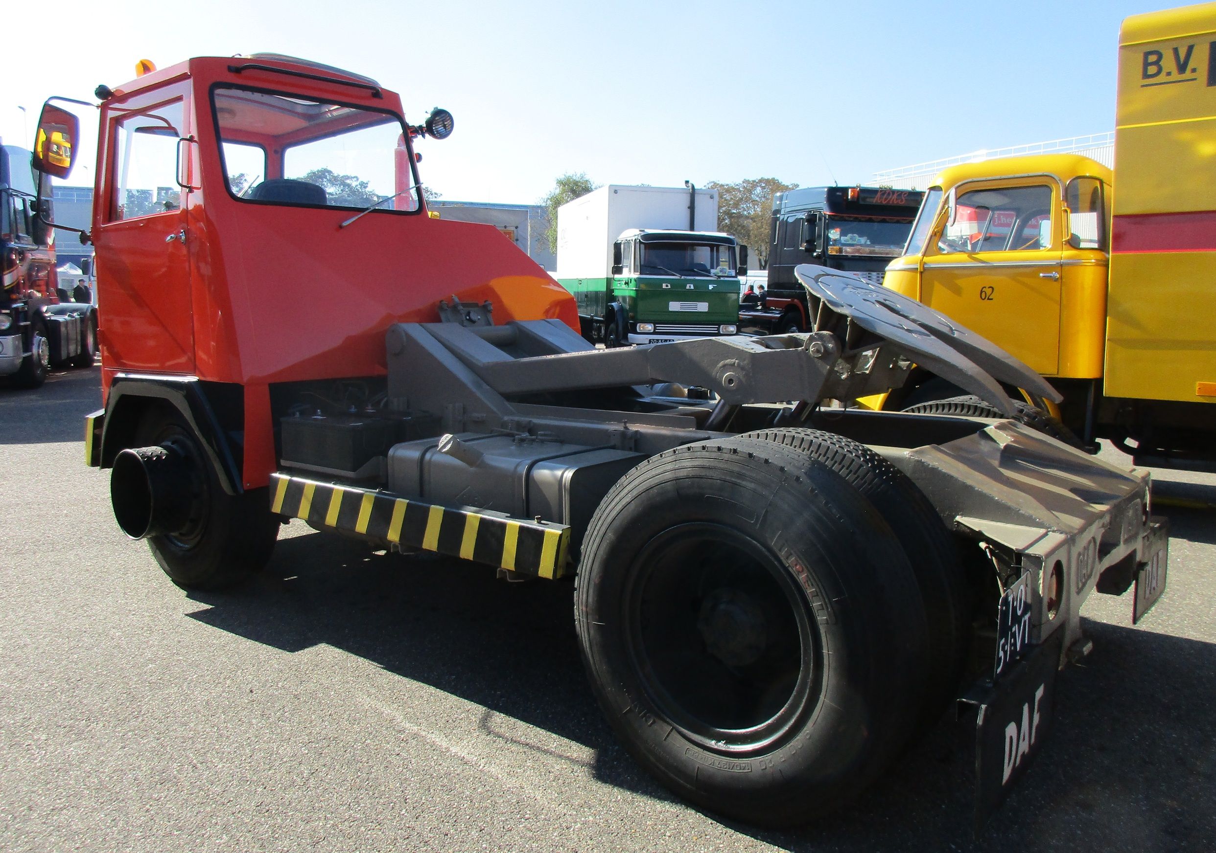 The Remains Of The 2024 Heart For DAF Days 2 Hart voor DAF dagen 2024 - 1969 DAF T 1800 DF TT - 2