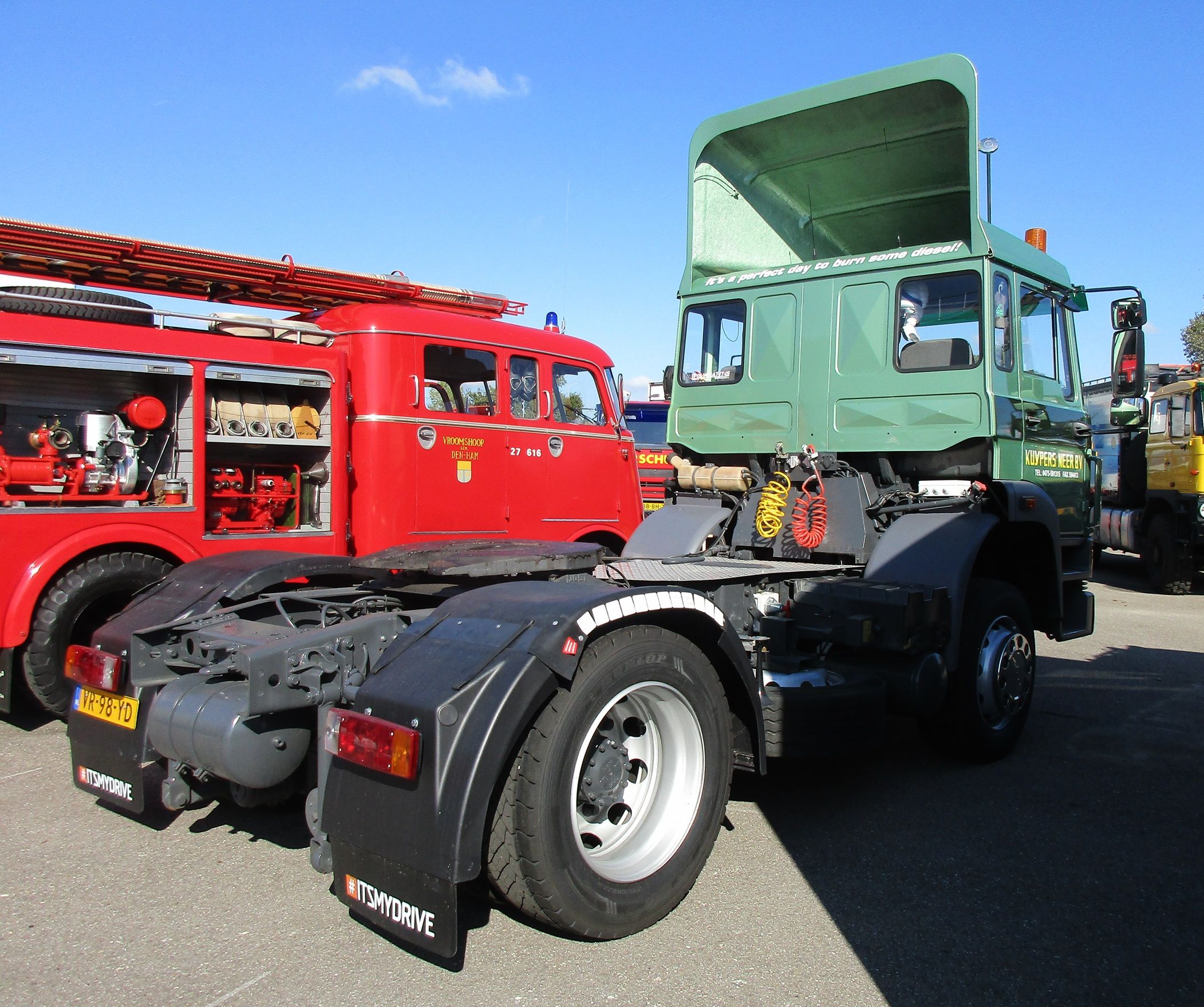 The Remains Of The 2024 Heart For DAF Days 11 Hart voor DAF dagen 2024 - 1992 DAF FT 1900 Turbo Intercooling - 2