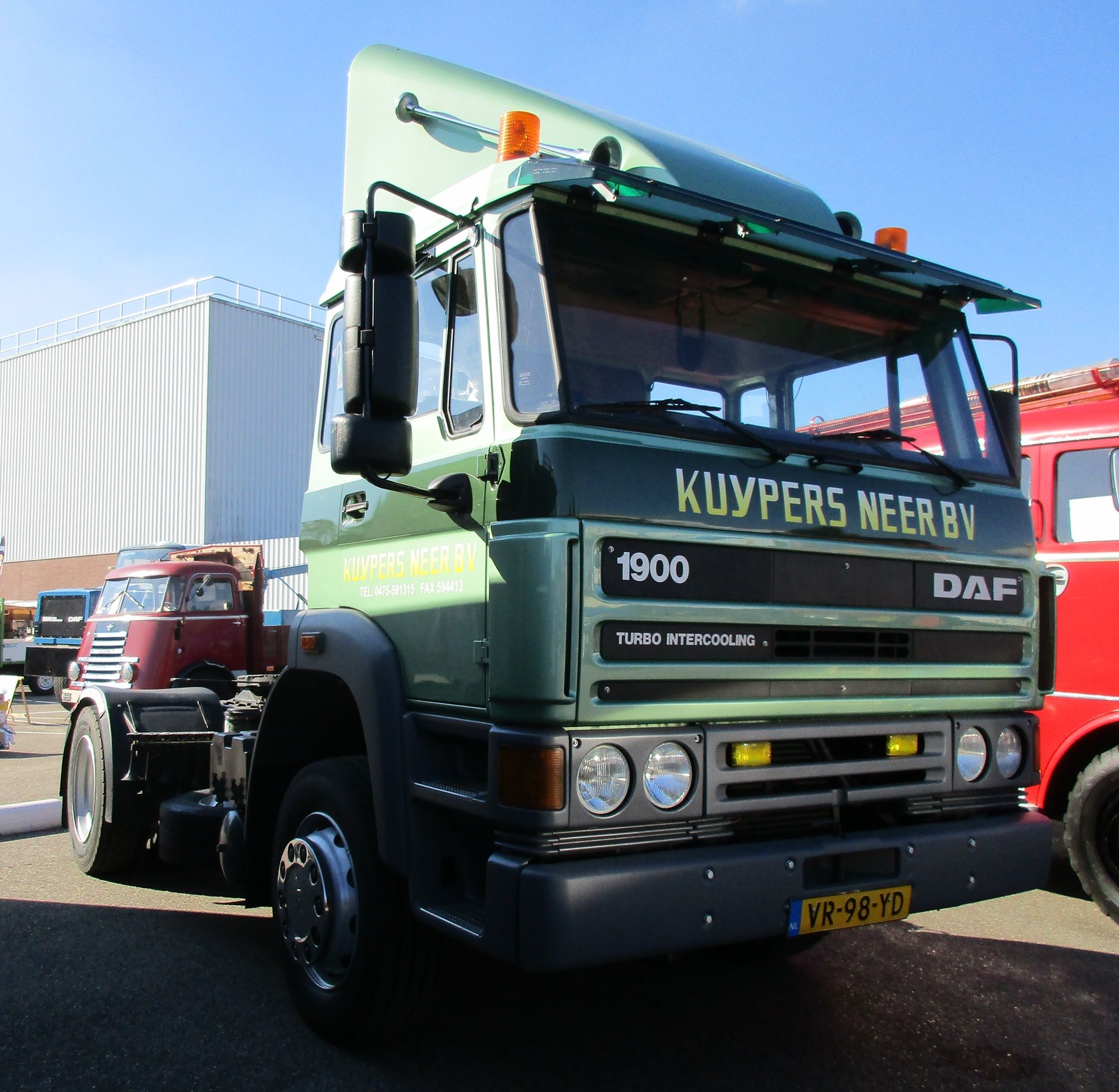 The Remains Of The 2024 Heart For DAF Days 10 Hart voor DAF dagen 2024 - 1992 DAF FT 1900 Turbo Intercooling - 1