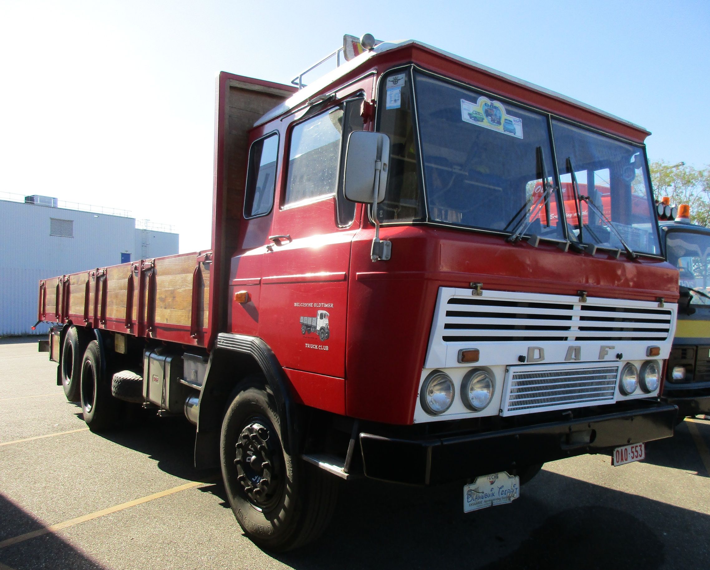 The Remains Of The 2024 Heart For DAF Days 3 Hart voor DAF dagen 2024 - 1970 DAF FAS 2605 DKA 425 - 1