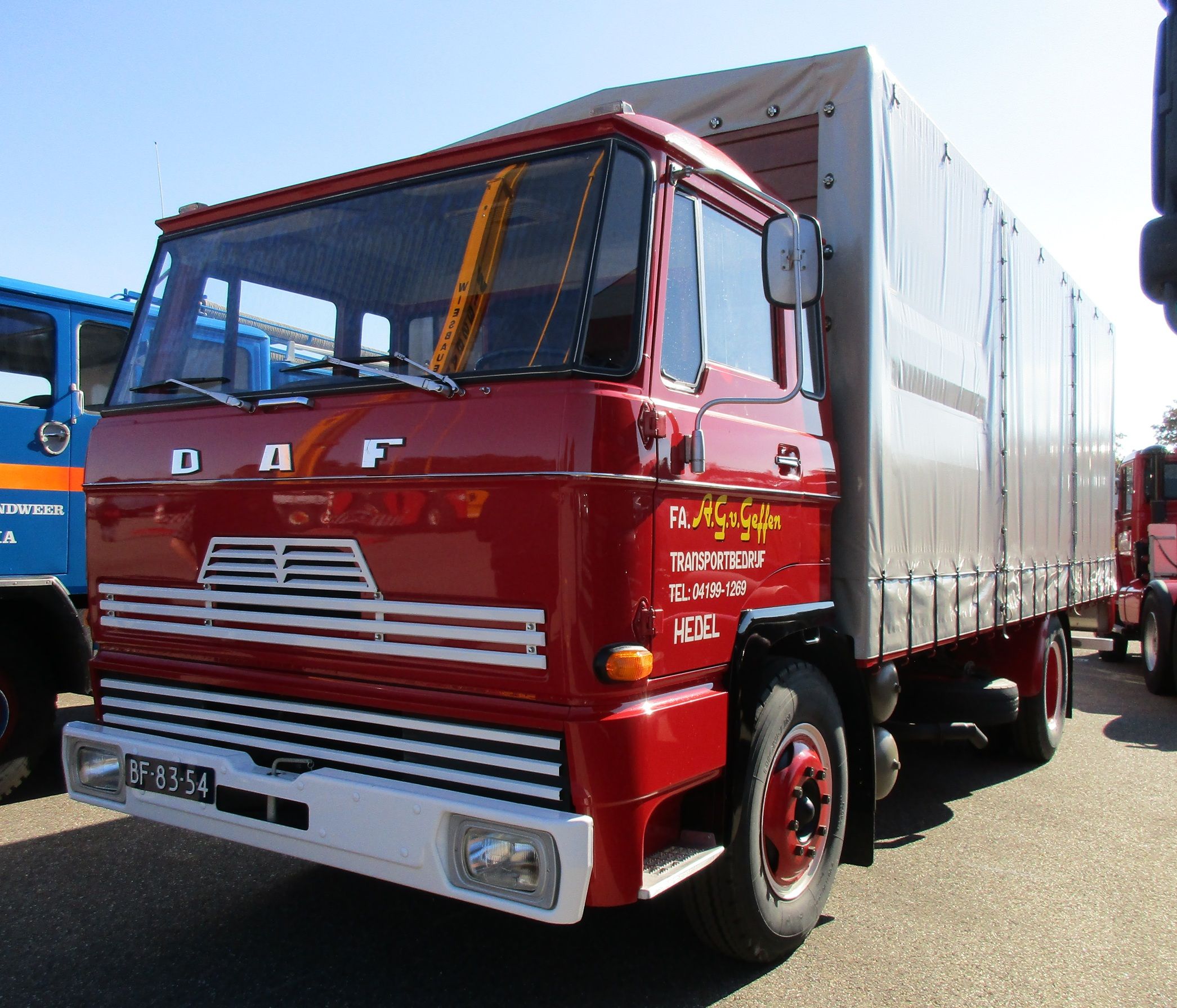 The Remains Of The 2024 Heart For DAF Days 5 Hart voor DAF dagen 2024 - 1971 DAF FA 1600 DF 420