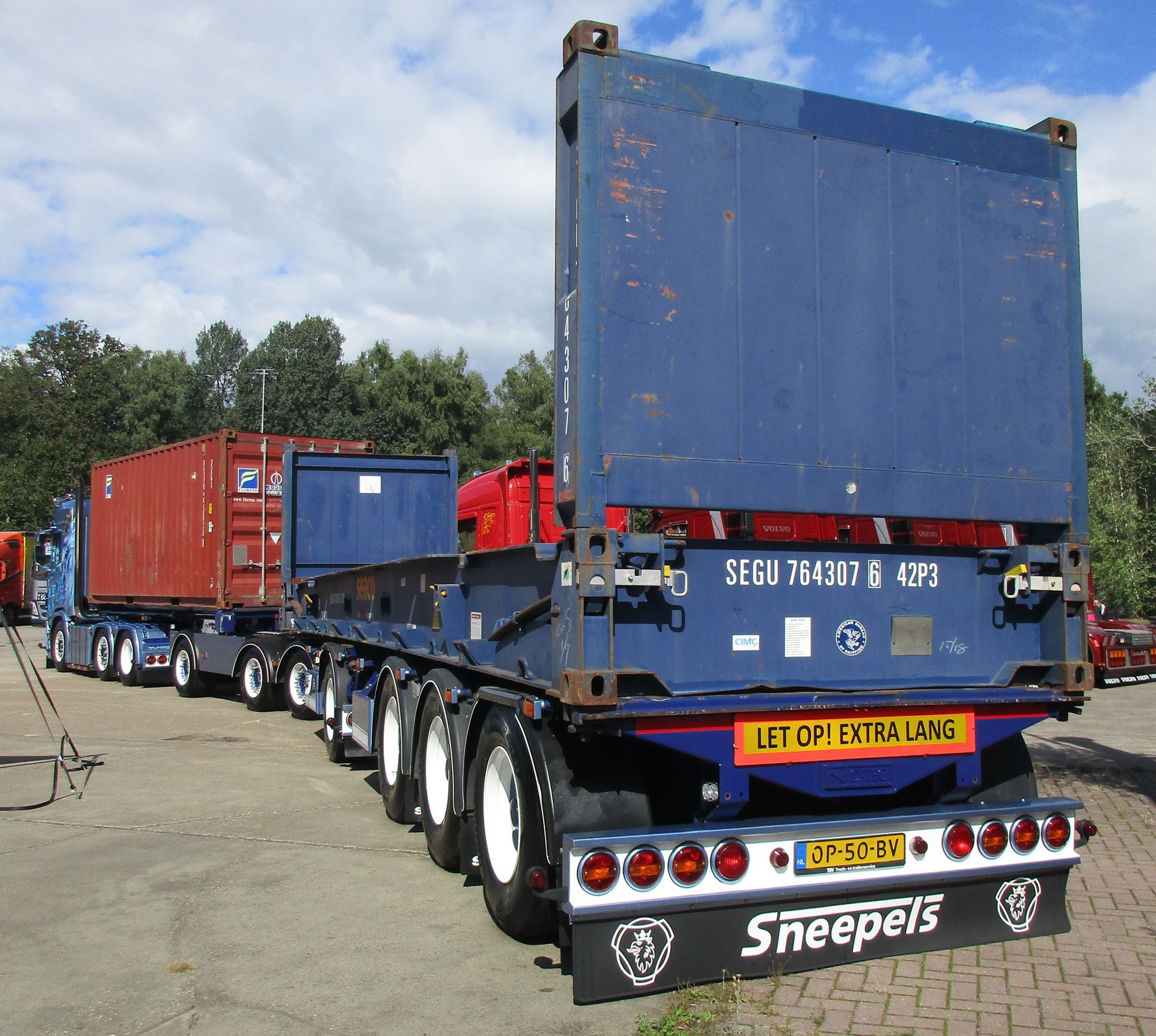 Shipping Container Ecocombi - One Big Rig, Four Vehicle License Plates 19 Trucks@Twenthe 2026 - Scania R520 - Jumbo - D-TEC shipping container EcoCombi - Sneepels - 16