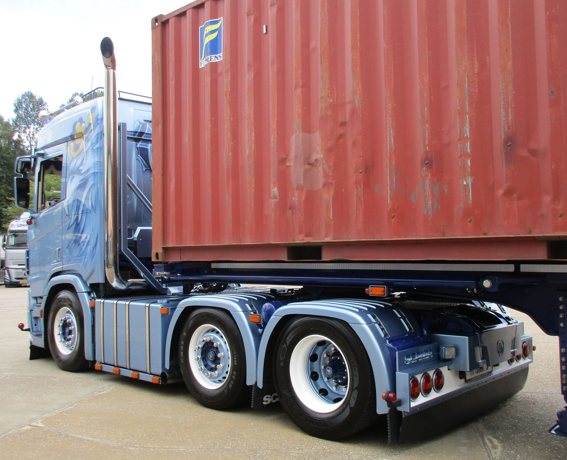 Shipping Container Ecocombi - One Big Rig, Four Vehicle License Plates 5 Trucks@Twenthe 2026 - Scania R520 - Jumbo - D-TEC shipping container EcoCombi - Sneepels - 5