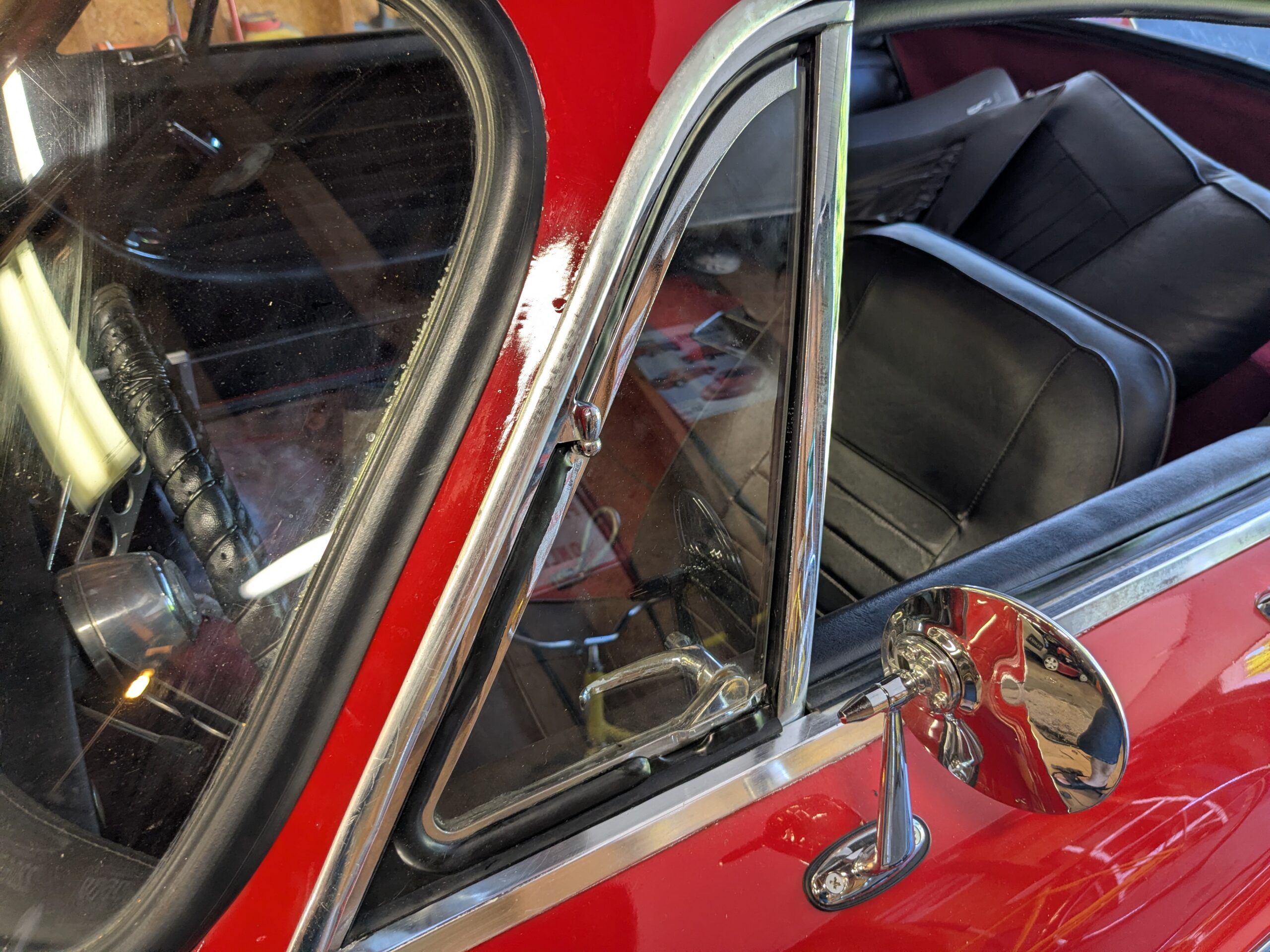 My 1967 Volvo 1800S: A Year After Its Purchase, I No Longer Completely Regret It 10 Driver vent window complete with new gasket for 1967 Volvo 1800S
