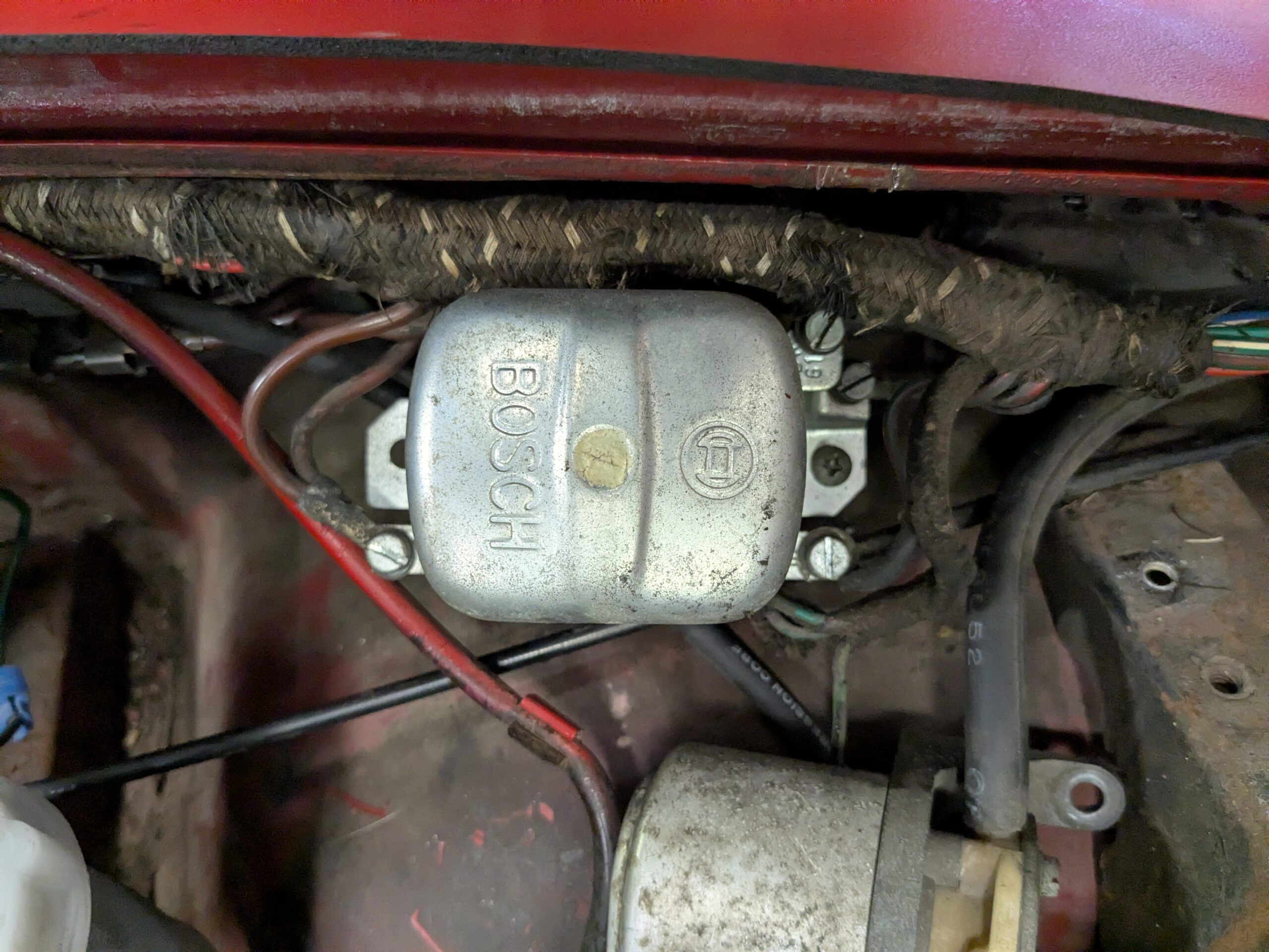 My 1967 Volvo 1800S: A Year After Its Purchase, I No Longer Completely Regret It 5 1967 Volvo 1800S Bosch voltage regulator