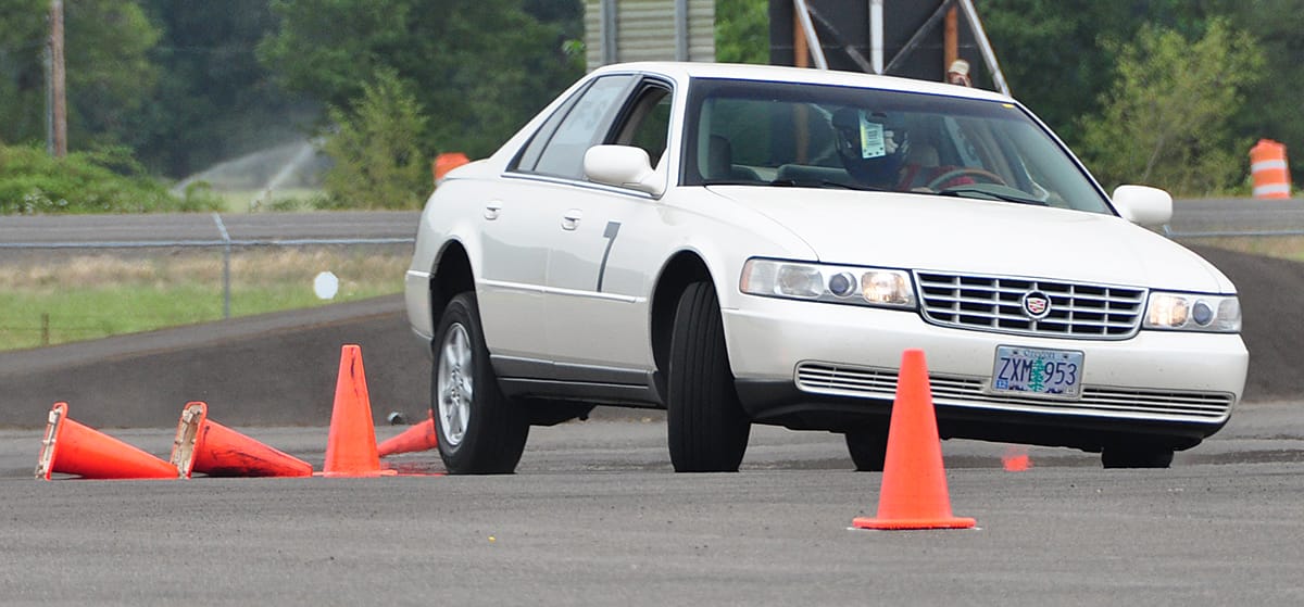 My 2001 Cadillac Seville — Two Tons of Front-Wheel Drive Fun On The Autocross 1 2001 Cadillac Seville at an autocross