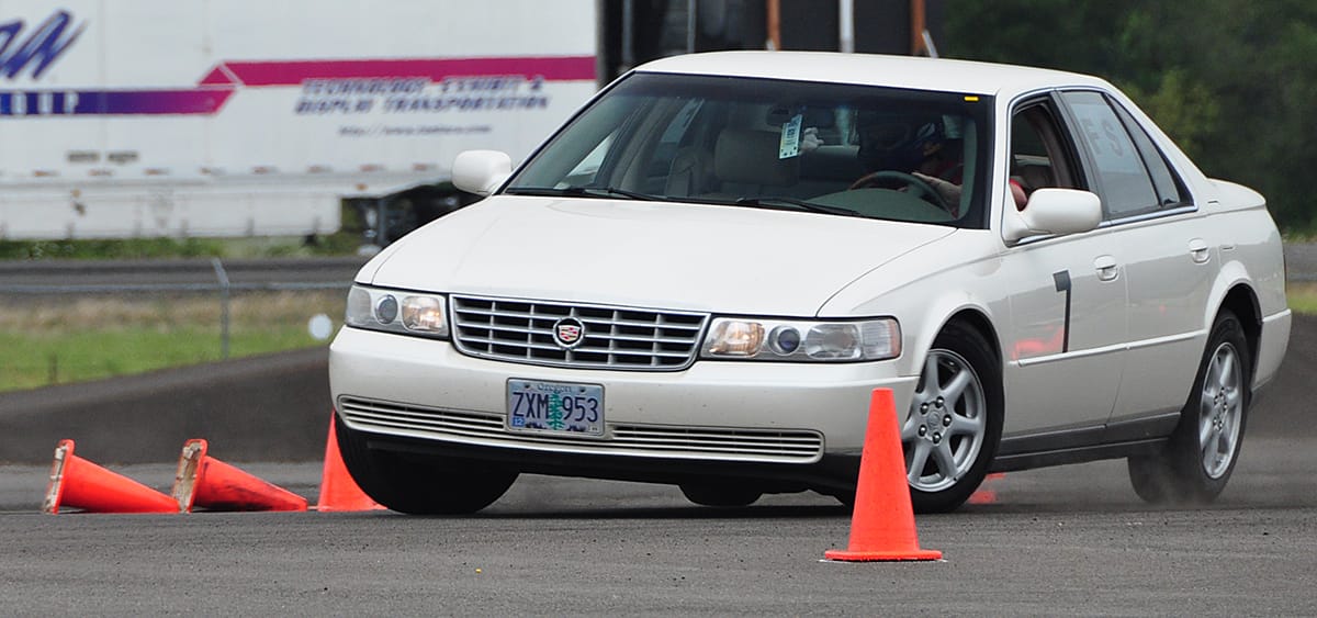 My 2001 Cadillac Seville — Two Tons of Front-Wheel Drive Fun On The Autocross 2 2001 Cadillac Seville at an autocross