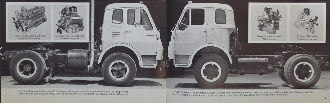 The Murty Brothers Design A Better Tilt Cab: Used By Diamond T, International, Reo and Hendrickson. Built In Steel and Fiberglass 13 a IH twins
