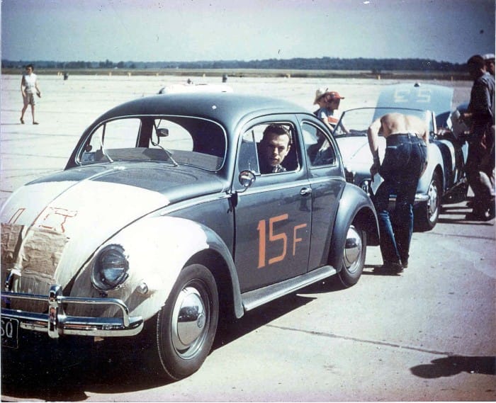 a VW 1955 racing
