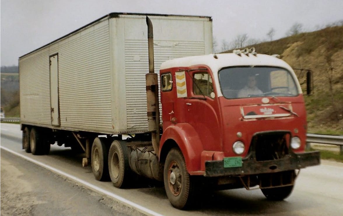 A Gallery Of Rare And Unusual Vintage Cab-Over Trucks 16 a white 3000 diesel