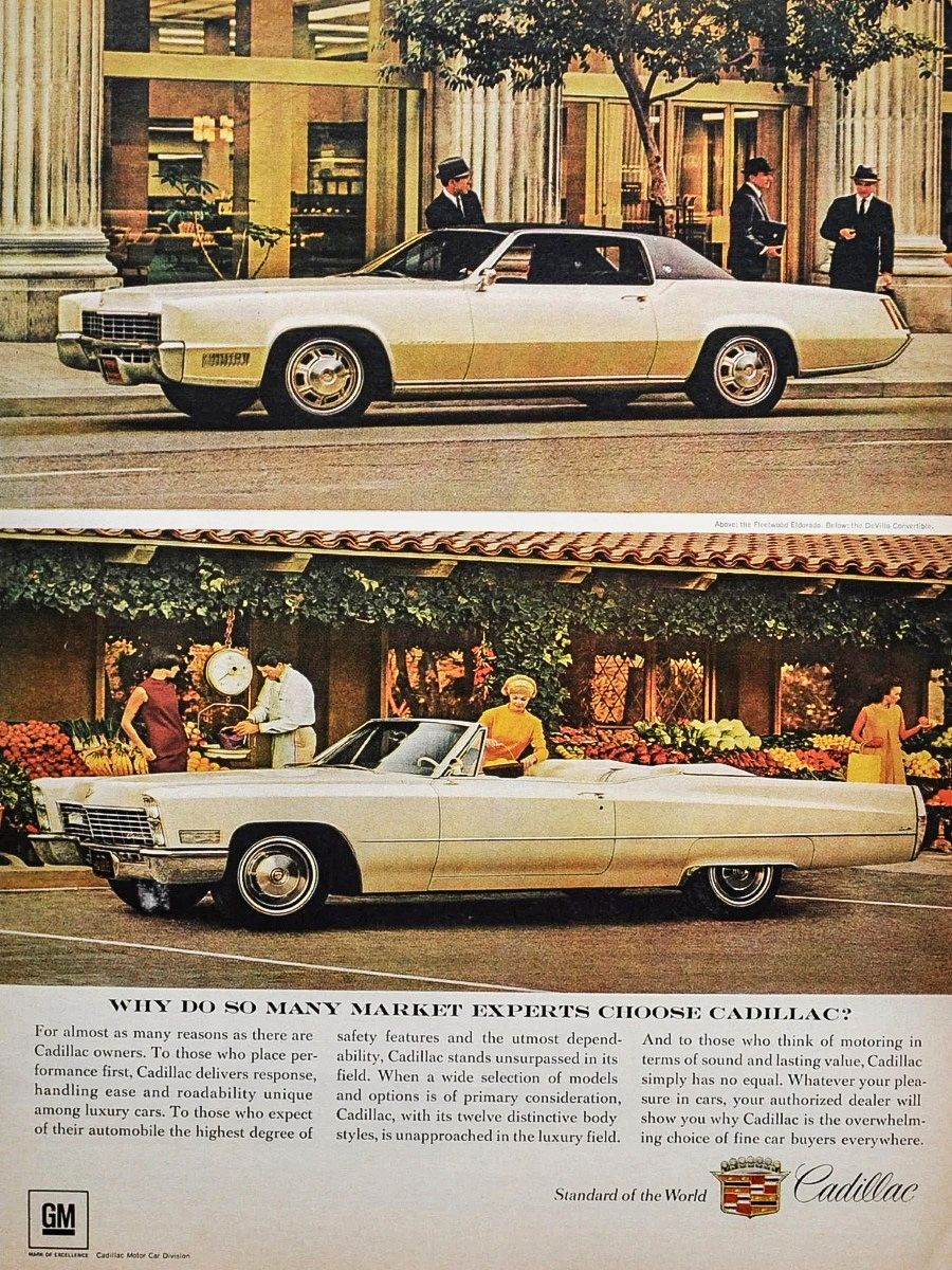 1967 Cadillac De Ville Convertible – Undress To Impress 8 cadillac67 Advert