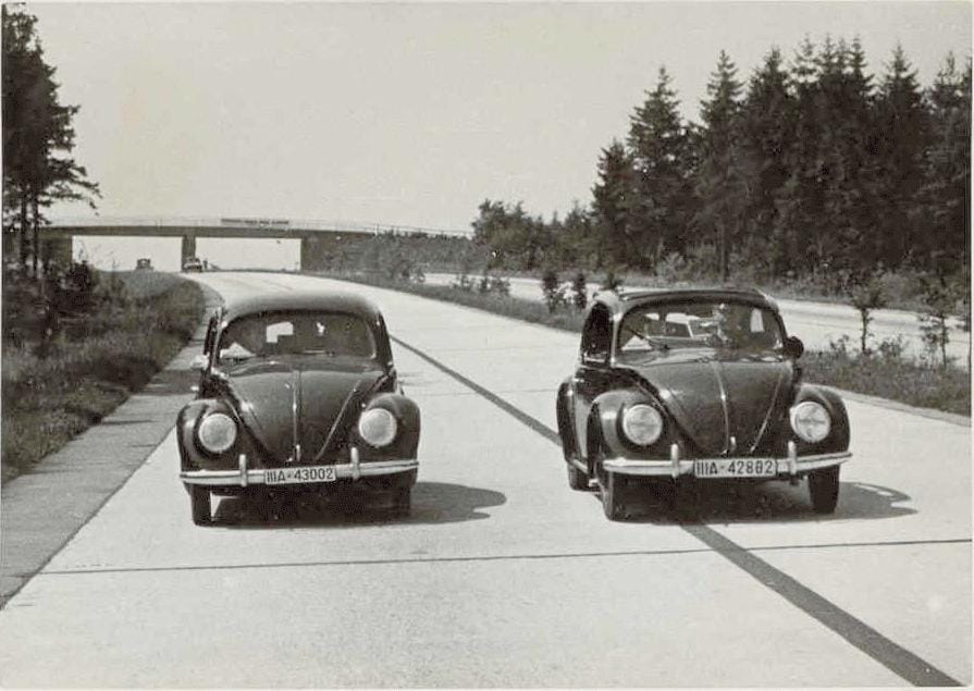 kdf wagen 1938 autobahn
