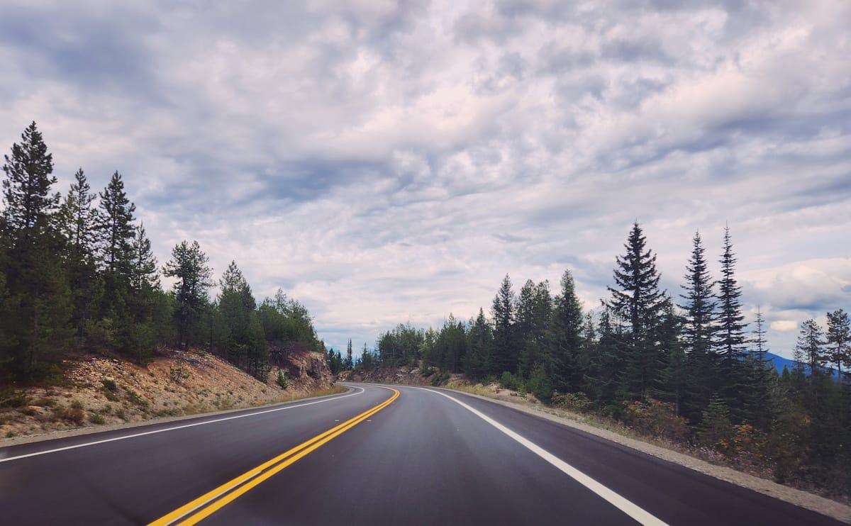 Mountain road.