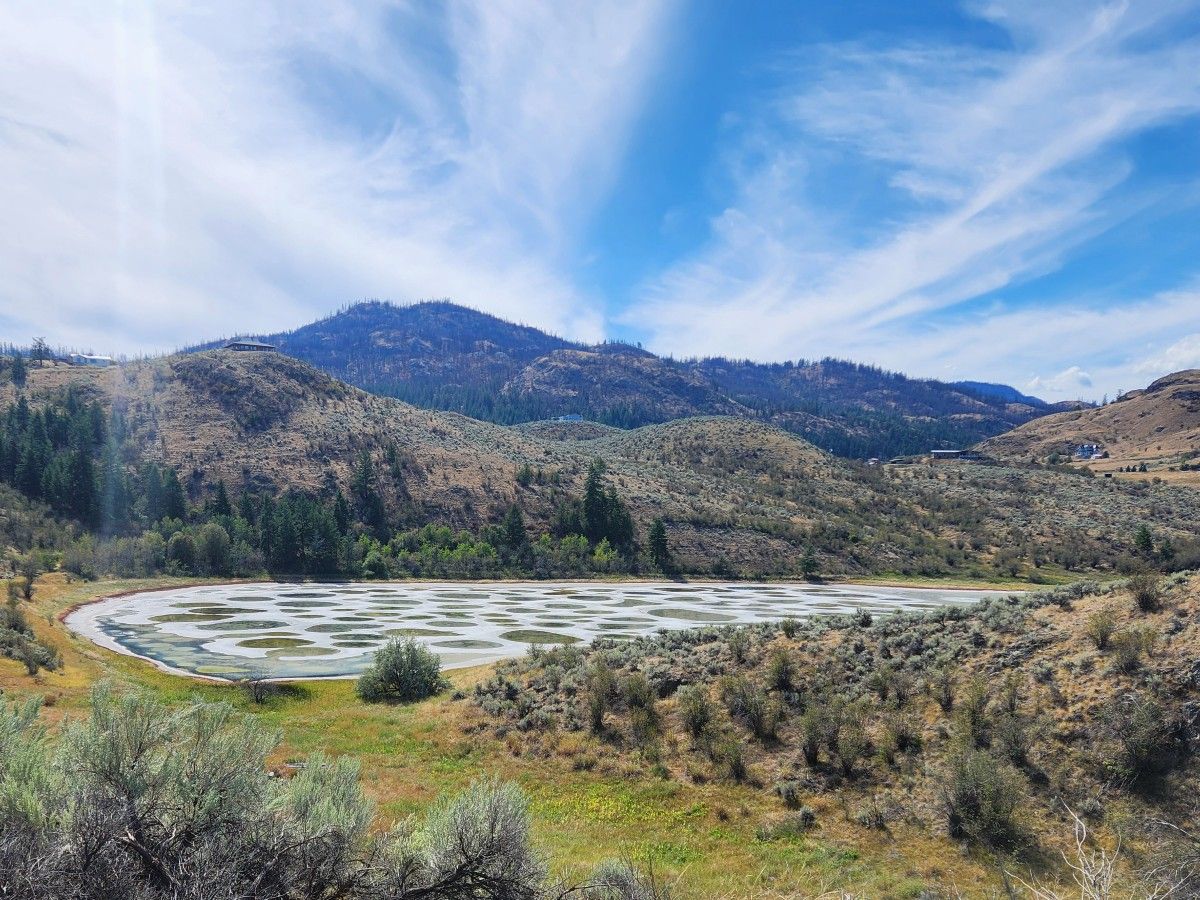 A spotted lake.