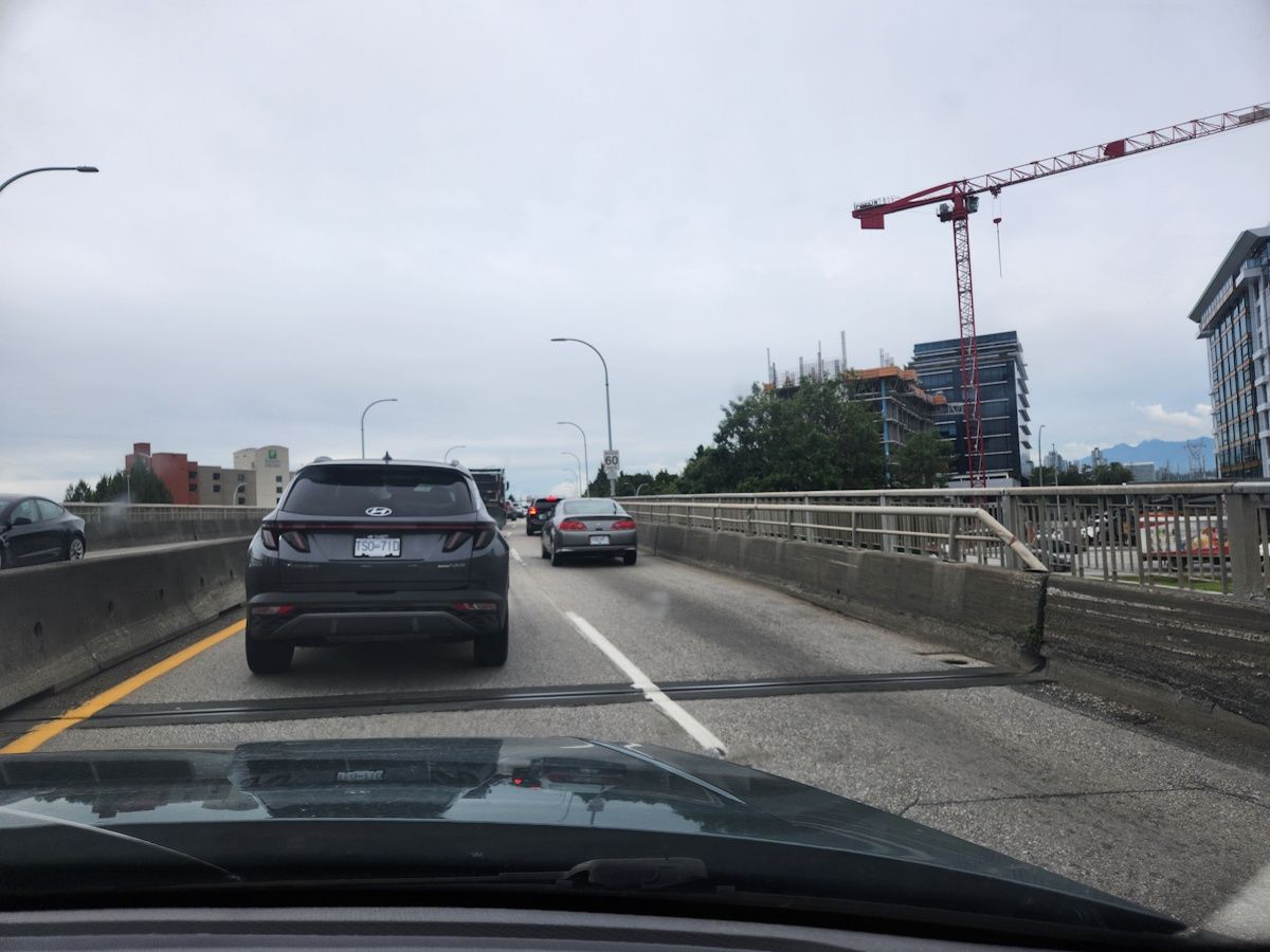 A traffic jam.