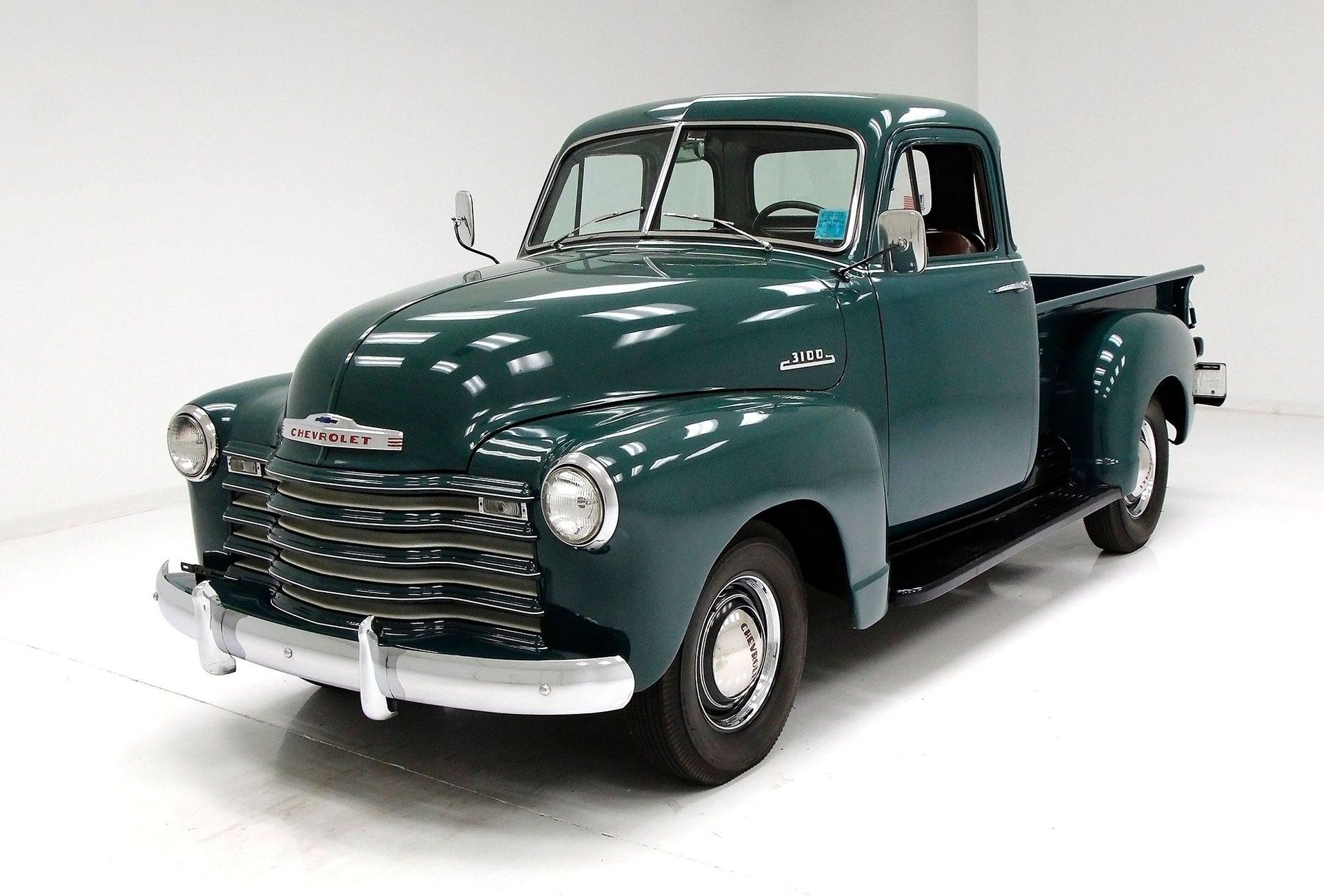 2004 Chevrolet SSR: A Convertible Two-Seater Truck? A Retro Curiosity Worth A Second Look 3 Driver front 3q picture of dark green 1953 Chevrolet 3100 pickup