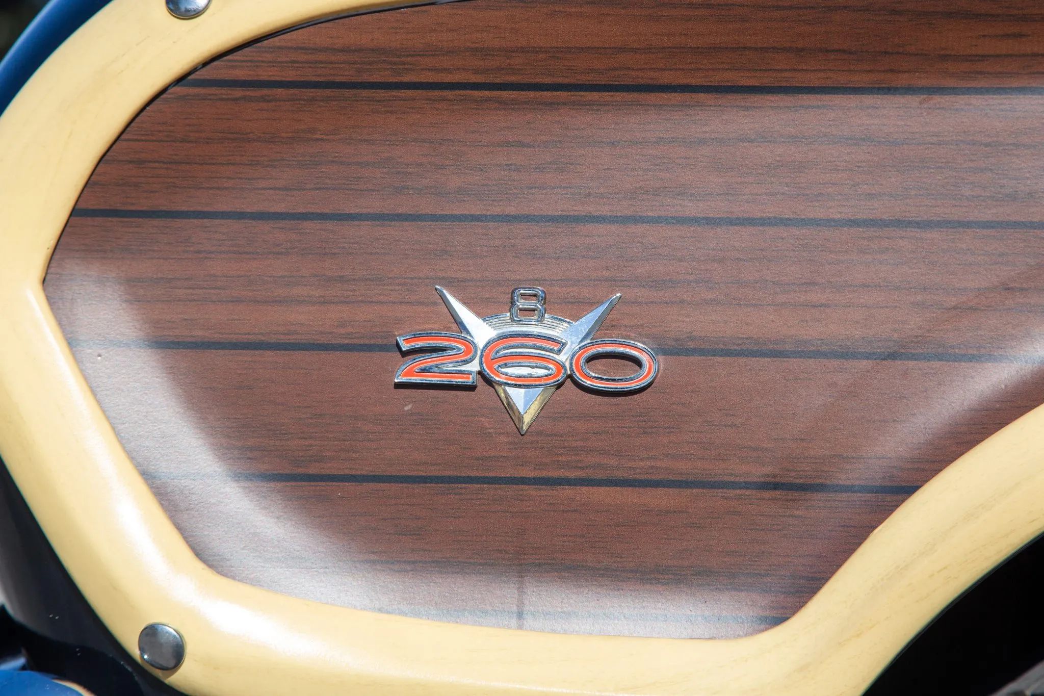 1963 Ford Falcon Squire V-8 Station Wagon: One Of Just 162 Falcon Wagons With The 260 V-8 And Bucket Seats 19 260 badge on the front fender of a 1963 Falcon Squire