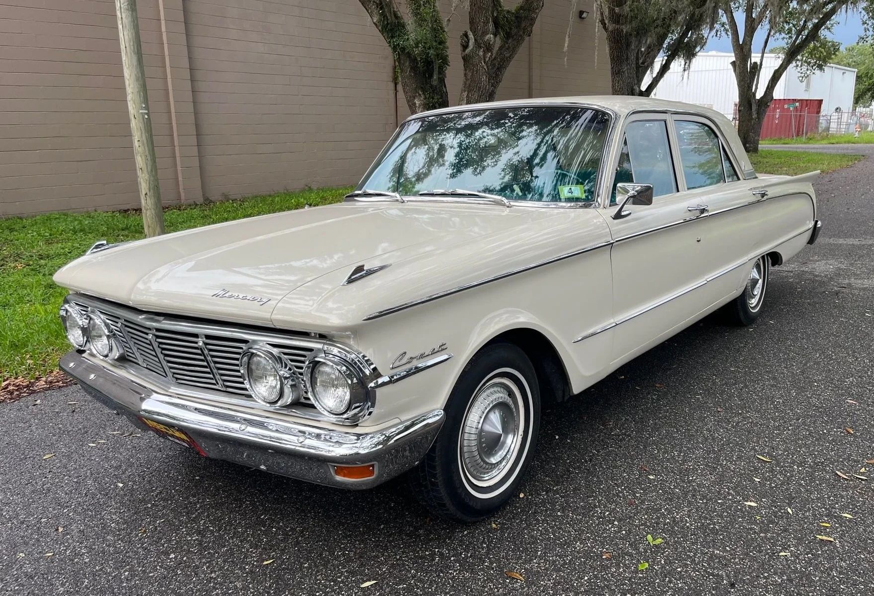 1963 Mercury Comet V-8 Sedan: "For Better Or For Worse, Something Different Under The Hood" 9 Left front 3q view of a 1963 Comet four-door sedan