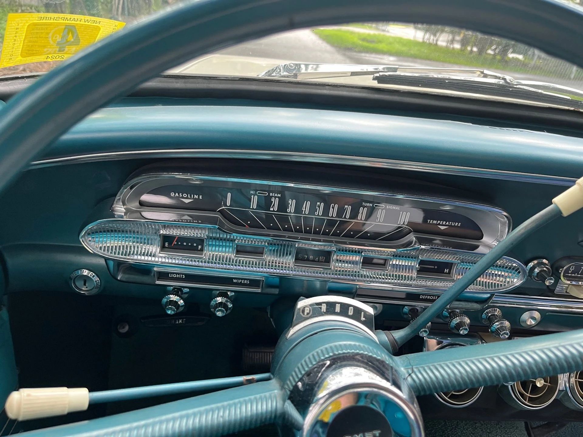 1963 Mercury Comet V-8 Sedan: "For Better Or For Worse, Something Different Under The Hood" 8 Instrument panel and automatic shift quadrant of a 1963 Comet
