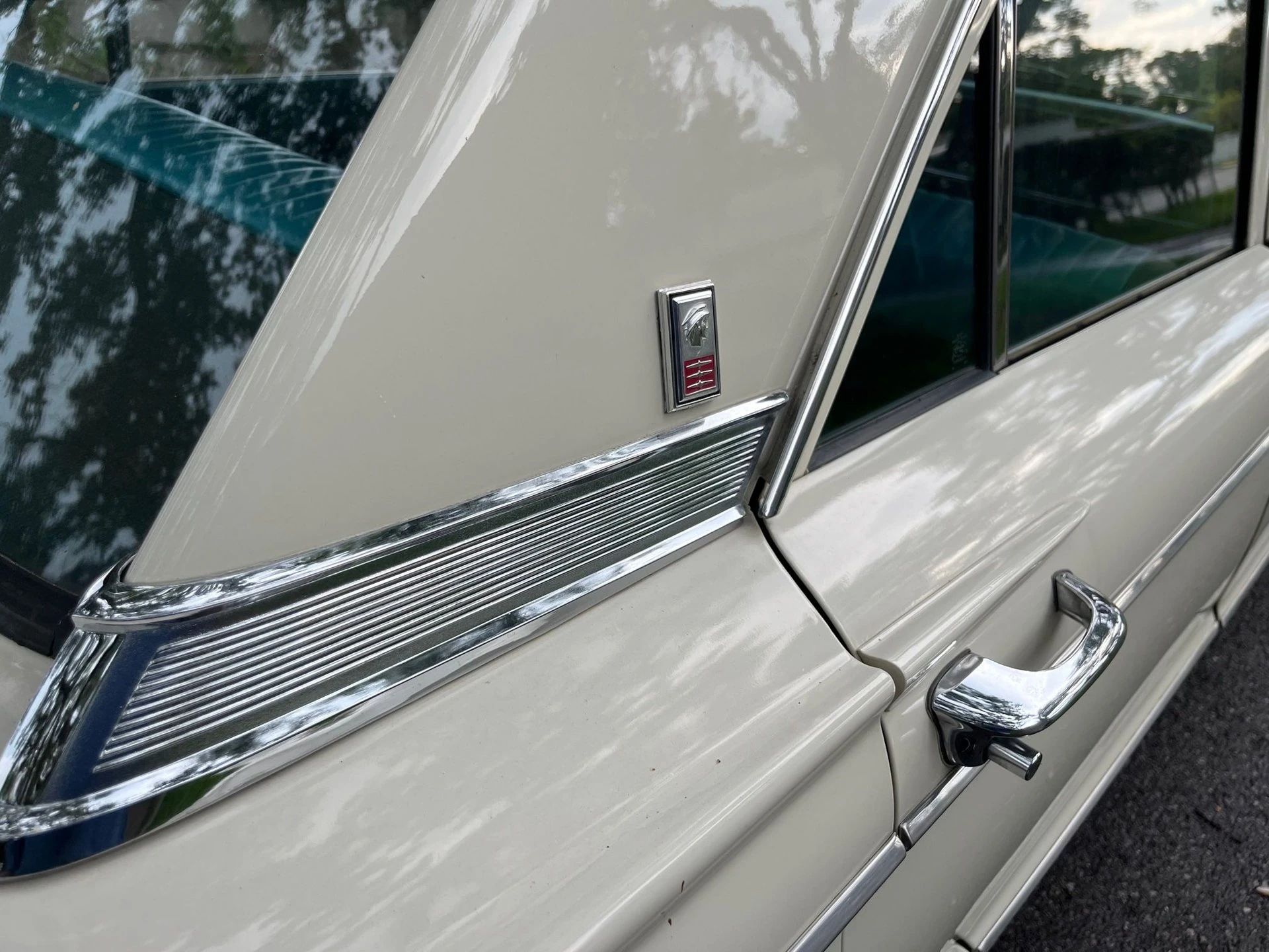 1963 Mercury Comet V-8 Sedan: "For Better Or For Worse, Something Different Under The Hood" 14 Right sail panel of a 1963 Comet four-door sedan