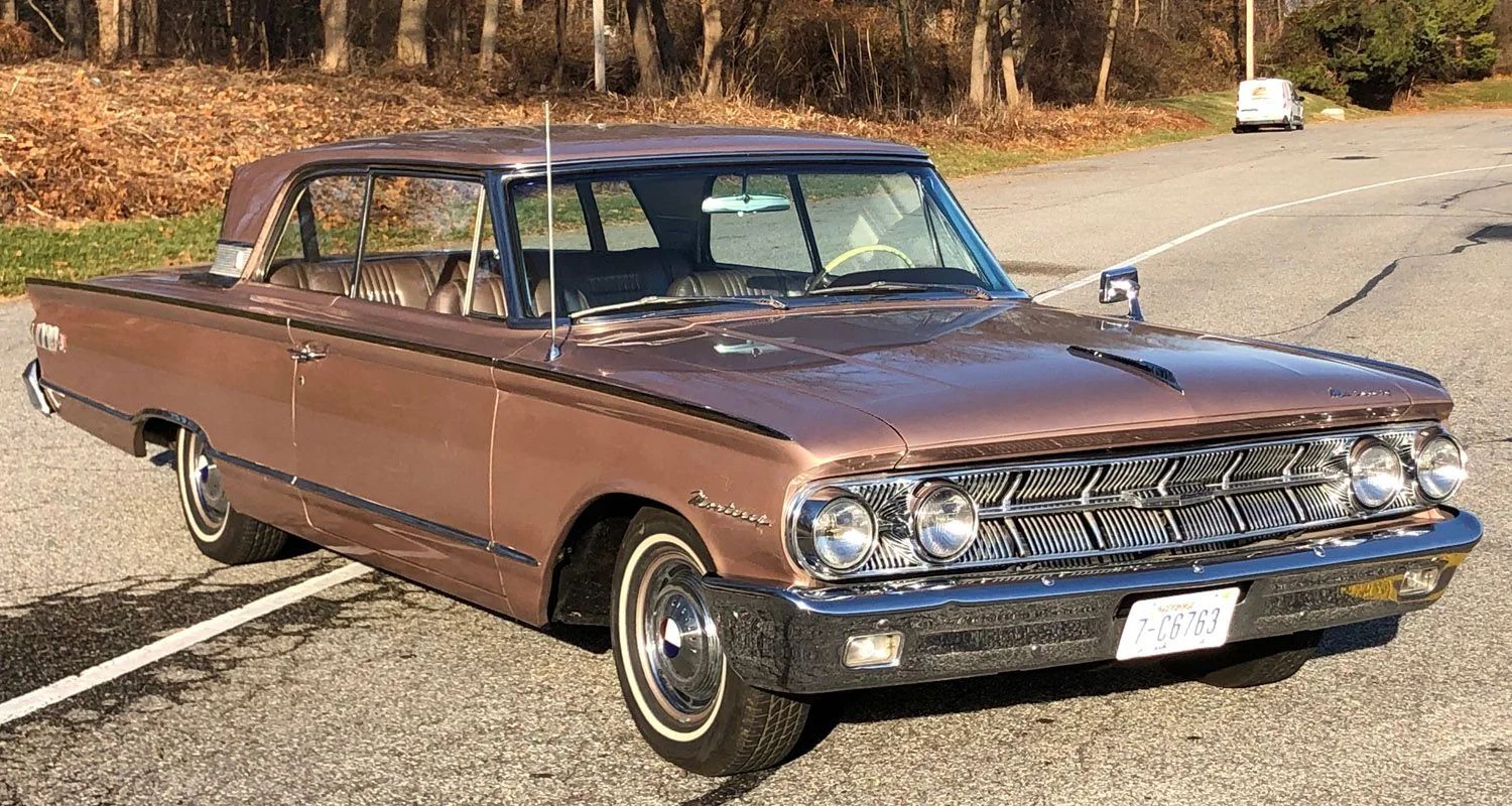 1963 Mercury Monterey S-55 Two-Door Hardtop: One-Year-Only Bucket-Seat Breezeway 36 Right front 3q view of a 1963 Mercury Breezeway two-door hardtop
