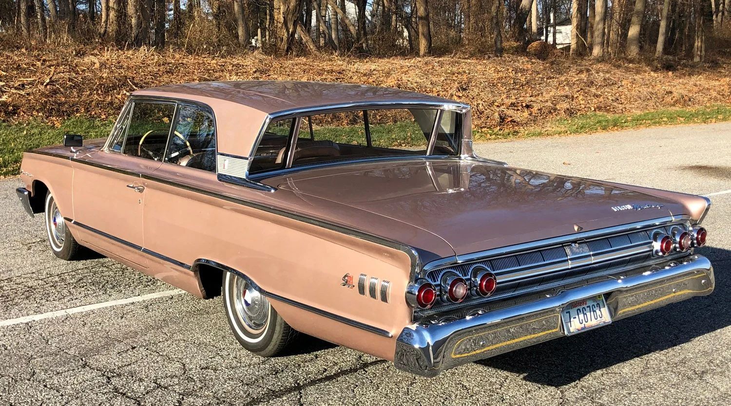 1963 Mercury Monterey S-55 Two-Door Hardtop: One-Year-Only Bucket-Seat Breezeway 11 Left rear 3q view of a 1963 Mercury Breezeway two-door hardtop