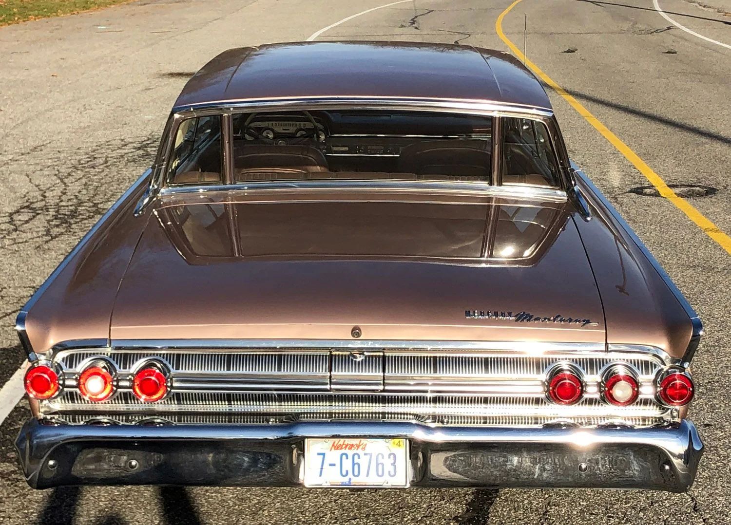 1963 Mercury Monterey S-55 Two-Door Hardtop: One-Year-Only Bucket-Seat Breezeway 13 Rear view of a 1963 Mercury Breezeway hardtop