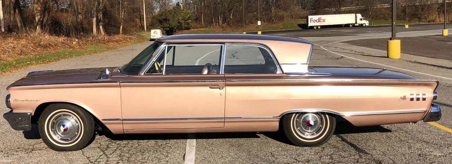 1963 Mercury Monterey S-55 Two-Door Hardtop: One-Year-Only Bucket-Seat Breezeway 8 Left side view of a 1963 Mercury Breezeway two-door hardtop