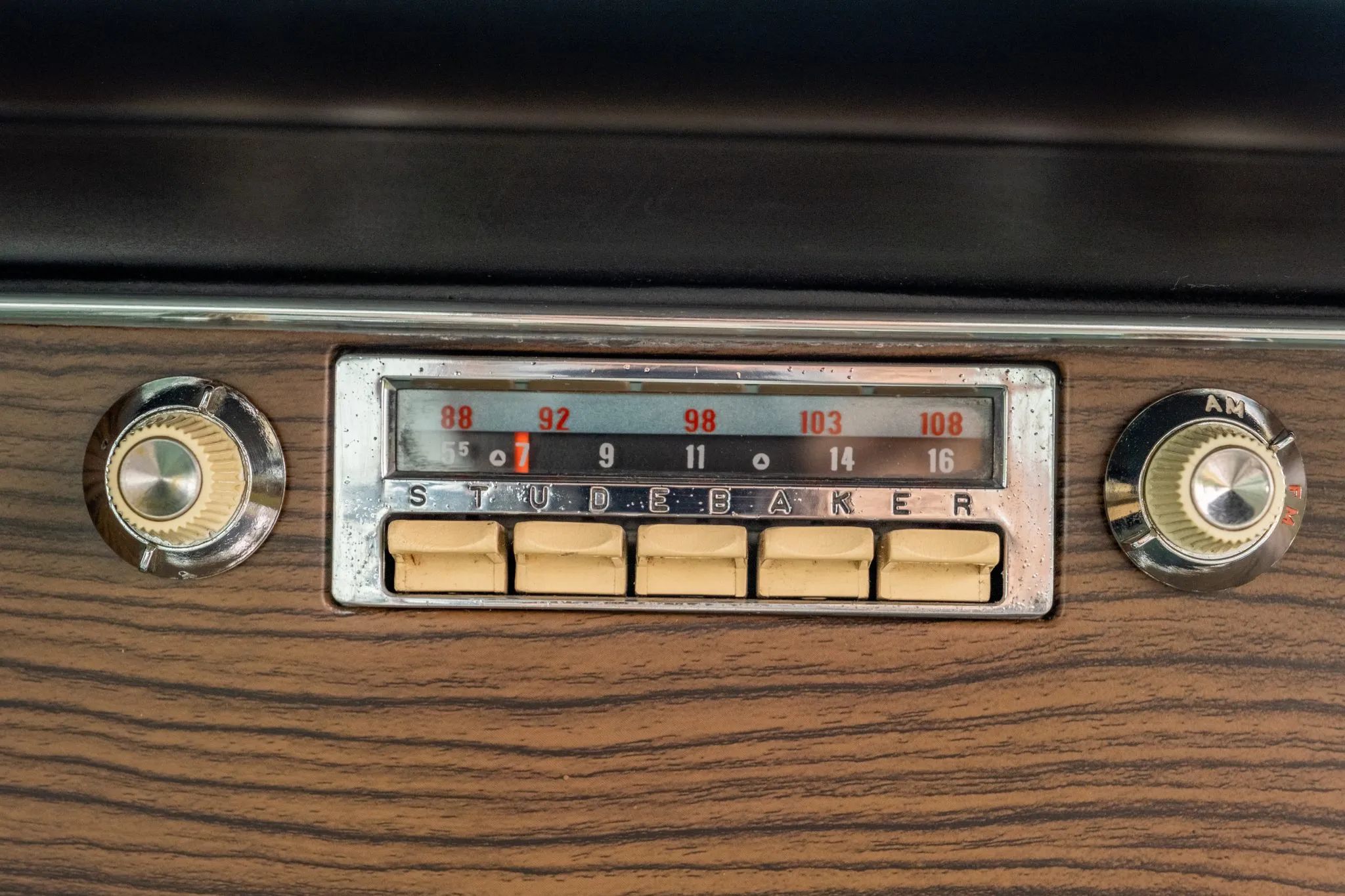 1964 Studebaker GT Hawk: One Of Only 70 Final-Year Hawks With The R2 Supercharged Engine 17 AM/FM radio in a 1964 Studebaker Hawk