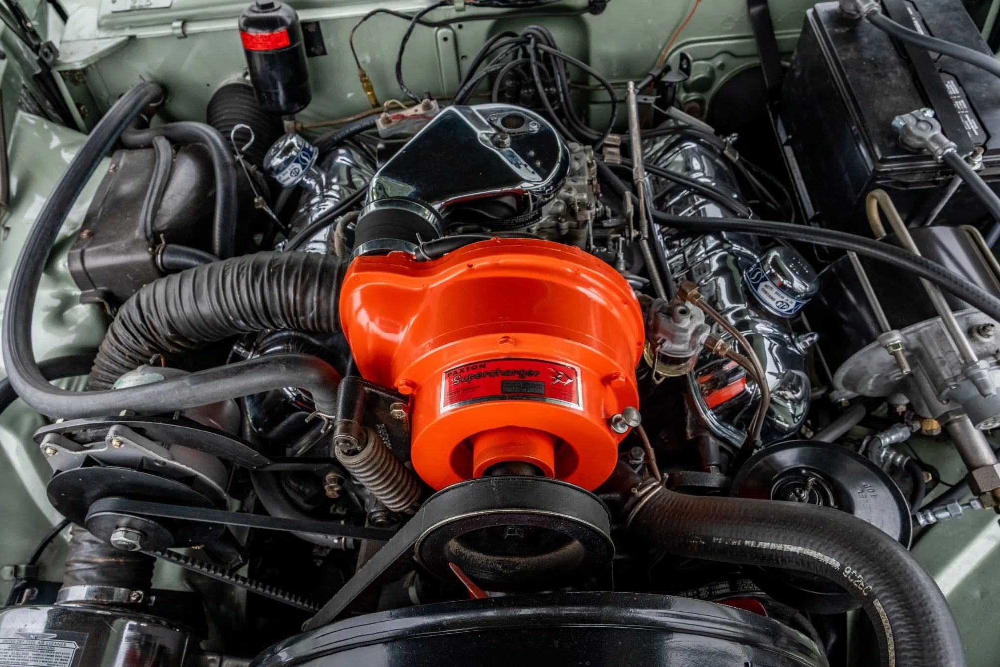 1964 Studebaker GT Hawk: One Of Only 70 Final-Year Hawks With The R2 Supercharged Engine 9 Paxton supercharger on a 1964 Studebaker R2 engine